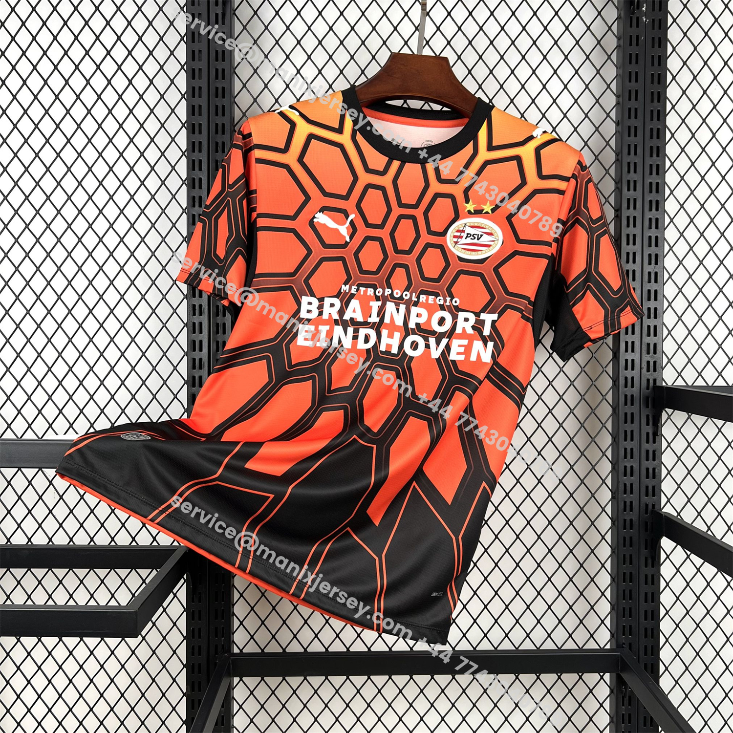 PSV Eindhoven 26-27 Orange With Black Special Jersey - Fans Version:football jersey mysite: unitedjerseyfootball 邓江浪:football