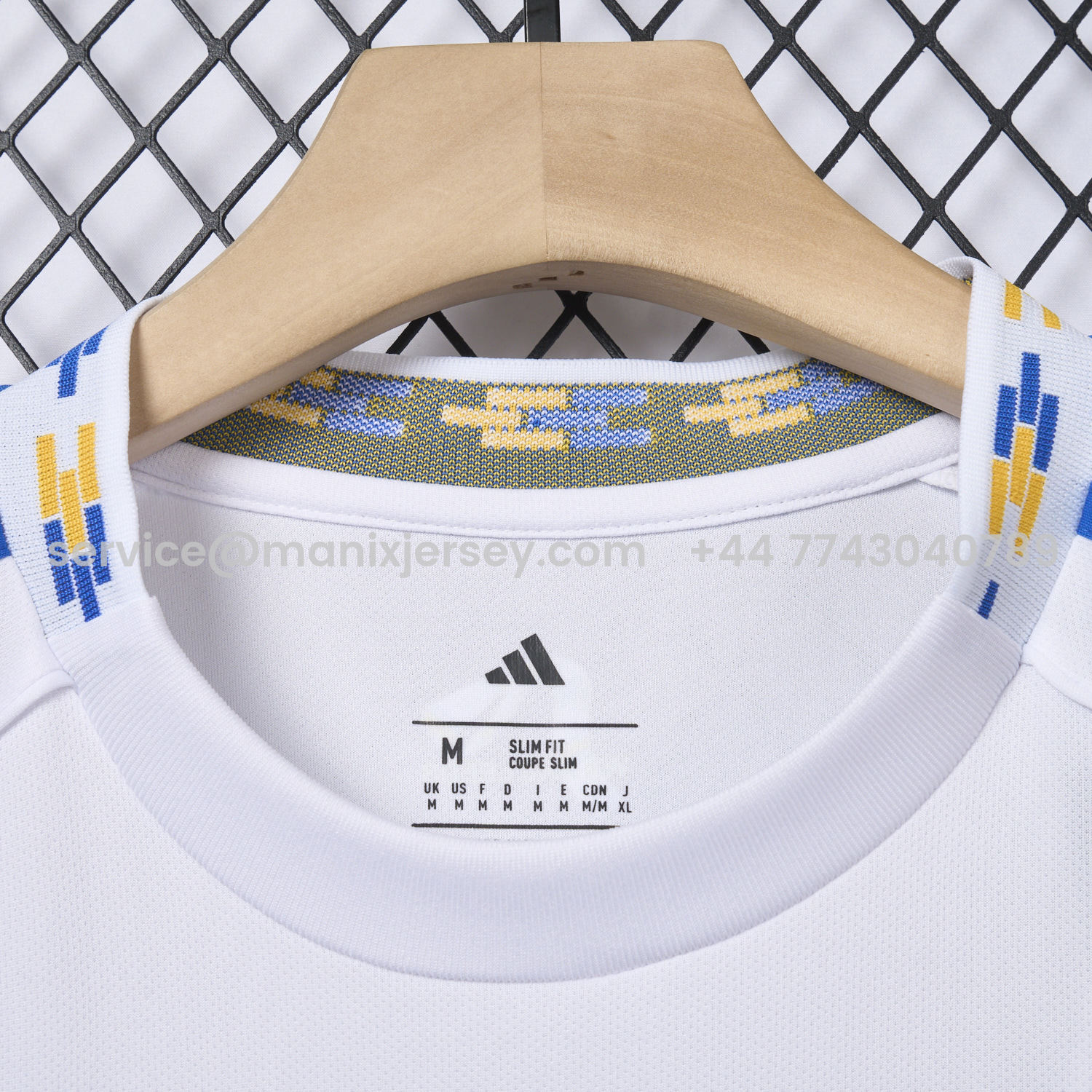 ManixJersey.com | Leeds United 25-26 Home White Jersey - Fans Version -Customize Name, Number and Patch | Worldwide Shipping