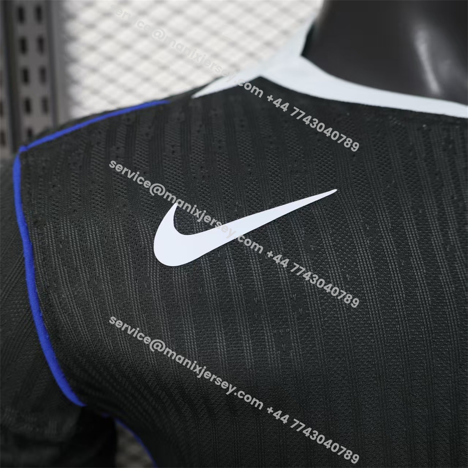 ManixJersey.com | C.H.E.L.S.E.A 25-26 Third Long Unsponsored Black Jersey - Player Version -Customize Name, Number and Patch | Worldwide Shipping