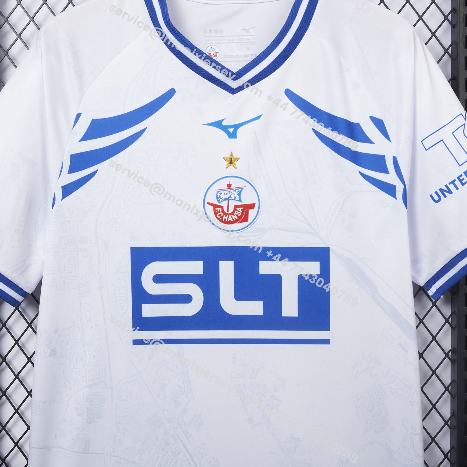 ManixJersey.com | Hansa Rostock 25-26 Away Jersey - Fans Version -Customize Name, Number and Patch | Worldwide Shipping