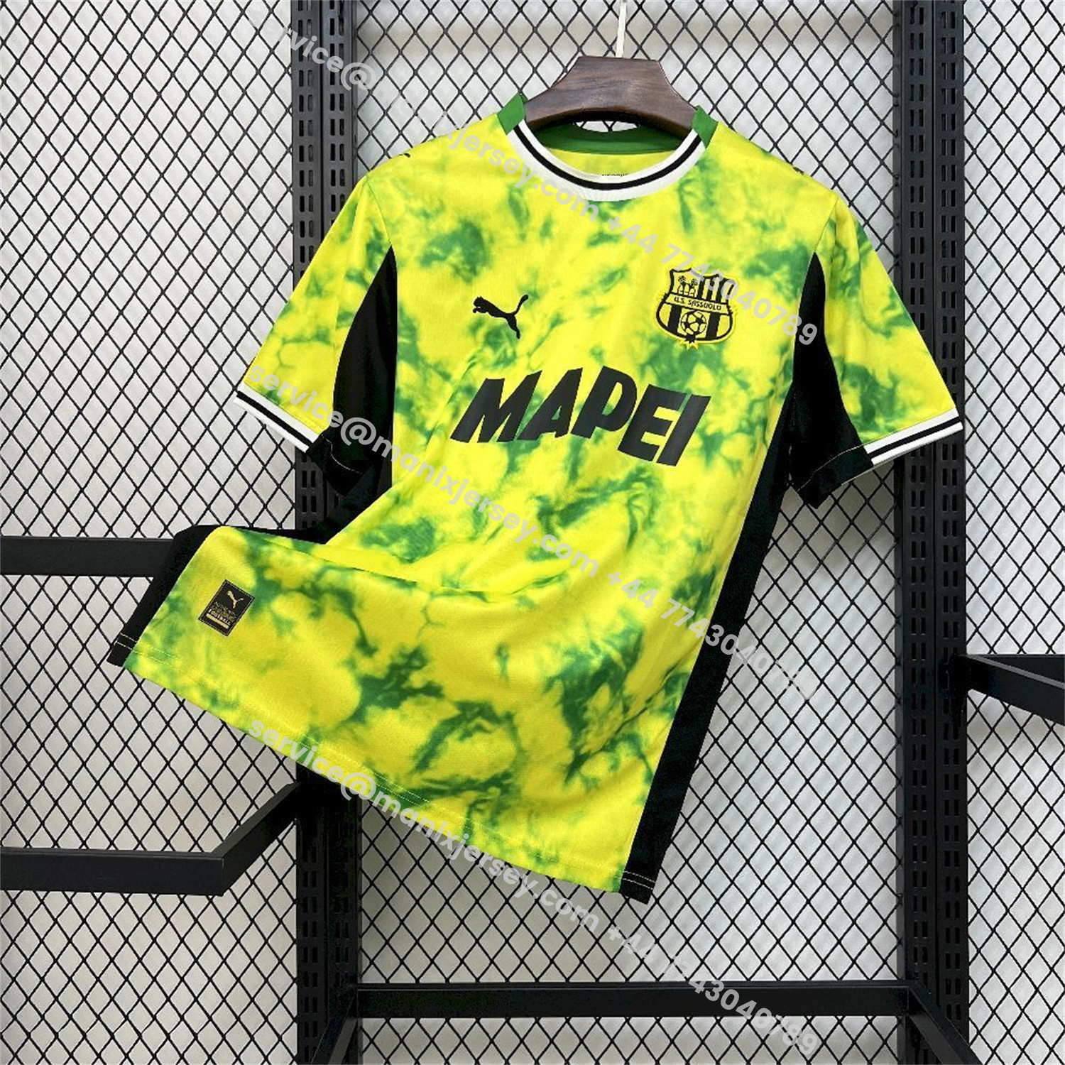 ManixJersey.com | Sassuolo 25-26 Third Jersey - Fans Version -Customize Name, Number and Patch | Worldwide Shipping