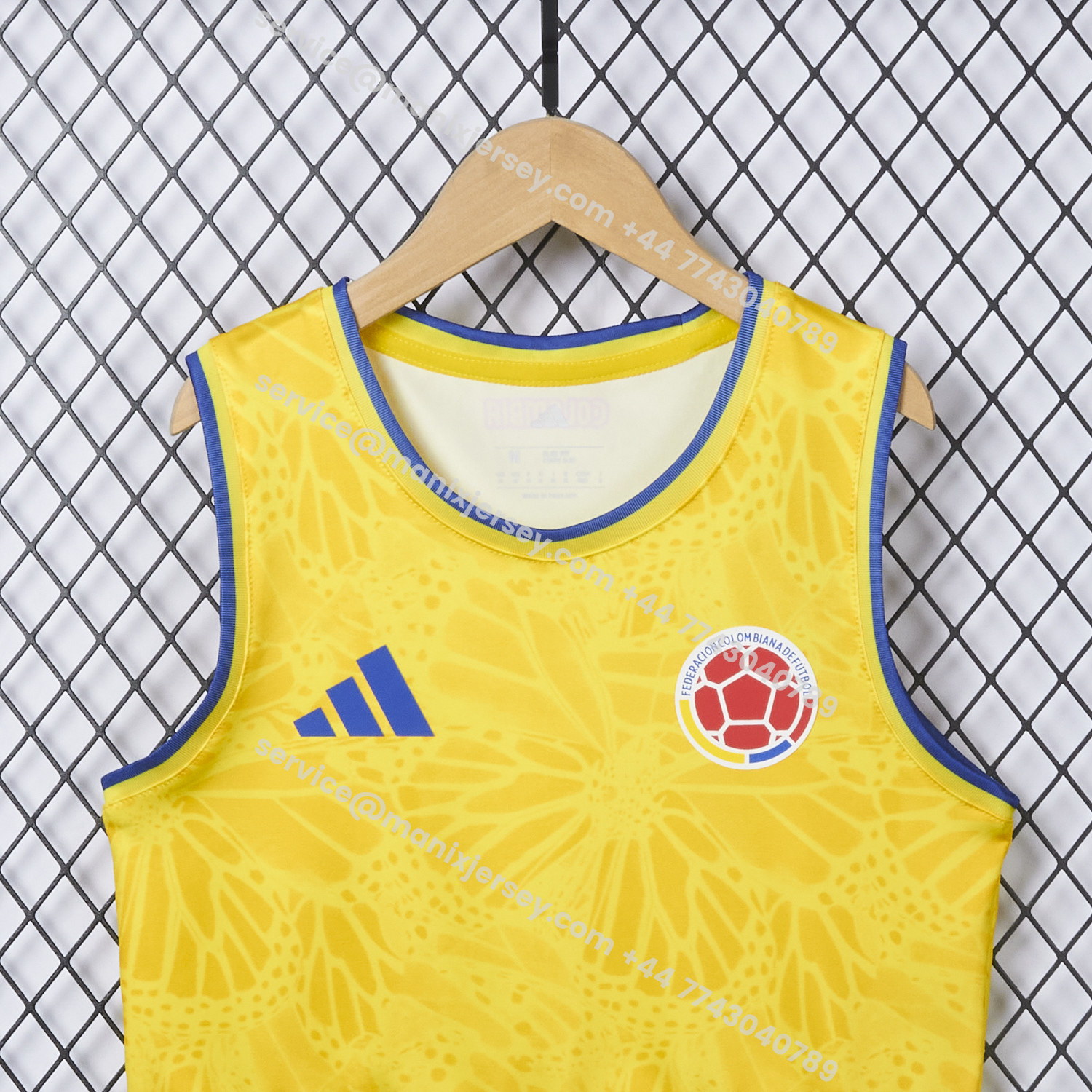 ManixJersey.com | Women's Colombia 2026 Home Yoga Vest -Customize Name, Number and Patch | Worldwide Shipping