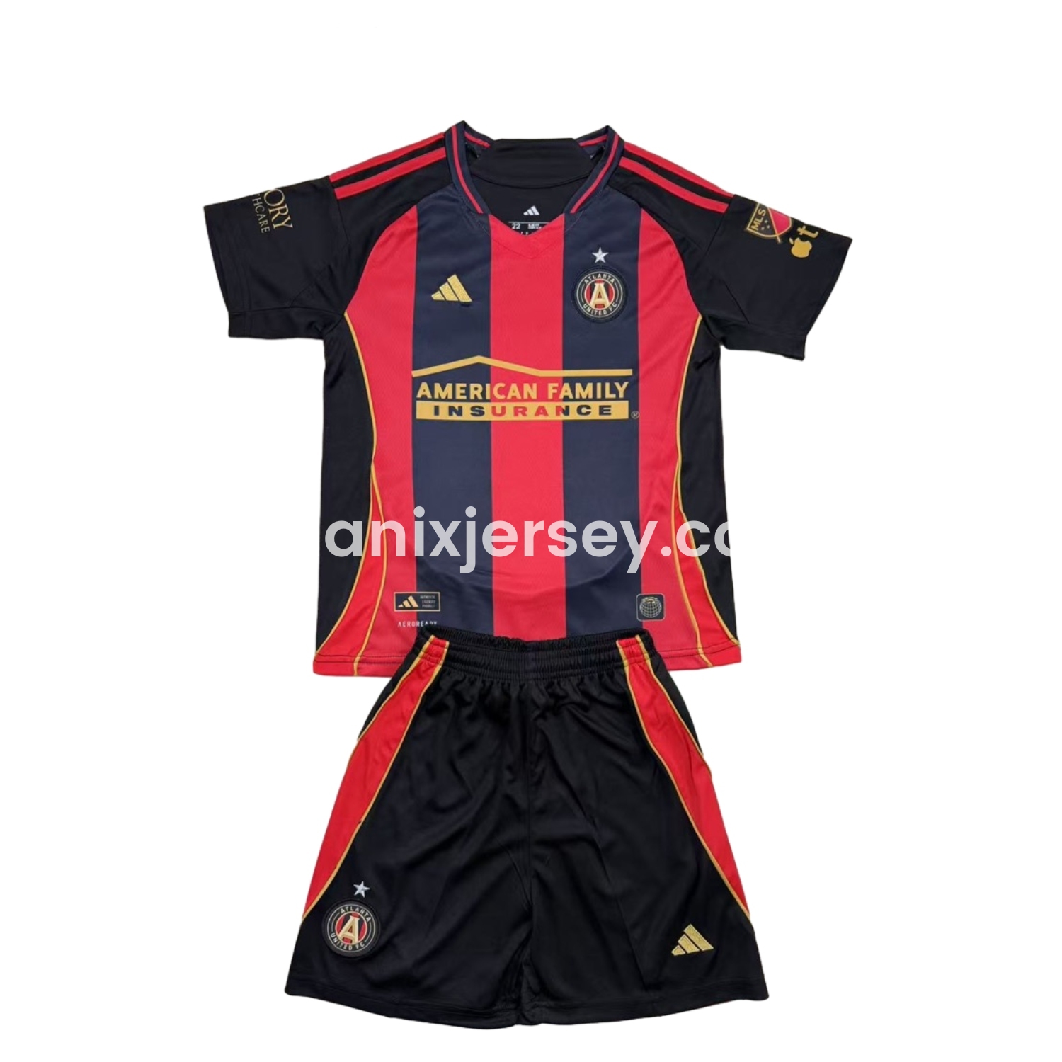 ManixJersey.com | Atlanta United 25-26 Home Men's Adult Jersey Set - Fans Version -Customize Name, Number and Patch | Worldwide Shipping