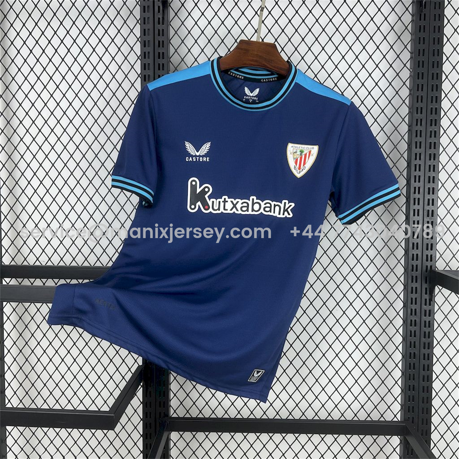 ManixJersey.com | Athletic Bilbao 25-26 Away Jersey - Fans Version -Customize Name, Number and Patch | Worldwide Shipping