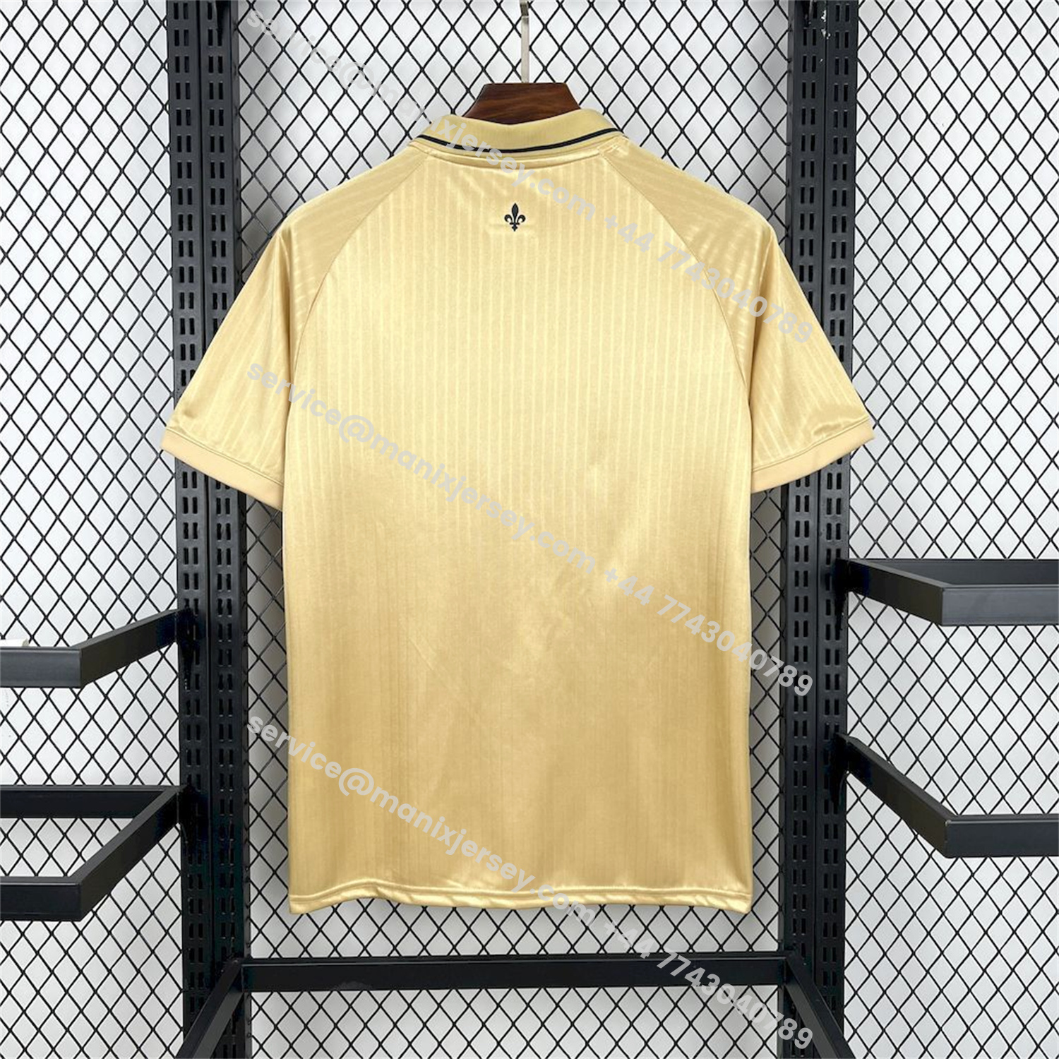 ManixJersey.com | FC Versailles 25-26 Gold L'Élégant Special Jersey - Fans Version -Customize Name, Number and Patch | Worldwide Shipping