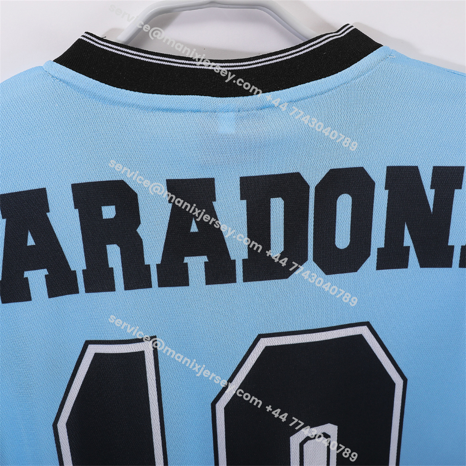 ManixJersey.com | Retro Argentina 2001 Home Maradona Commemorative Jersey -Customize Name, Number and Patch | Worldwide Shipping