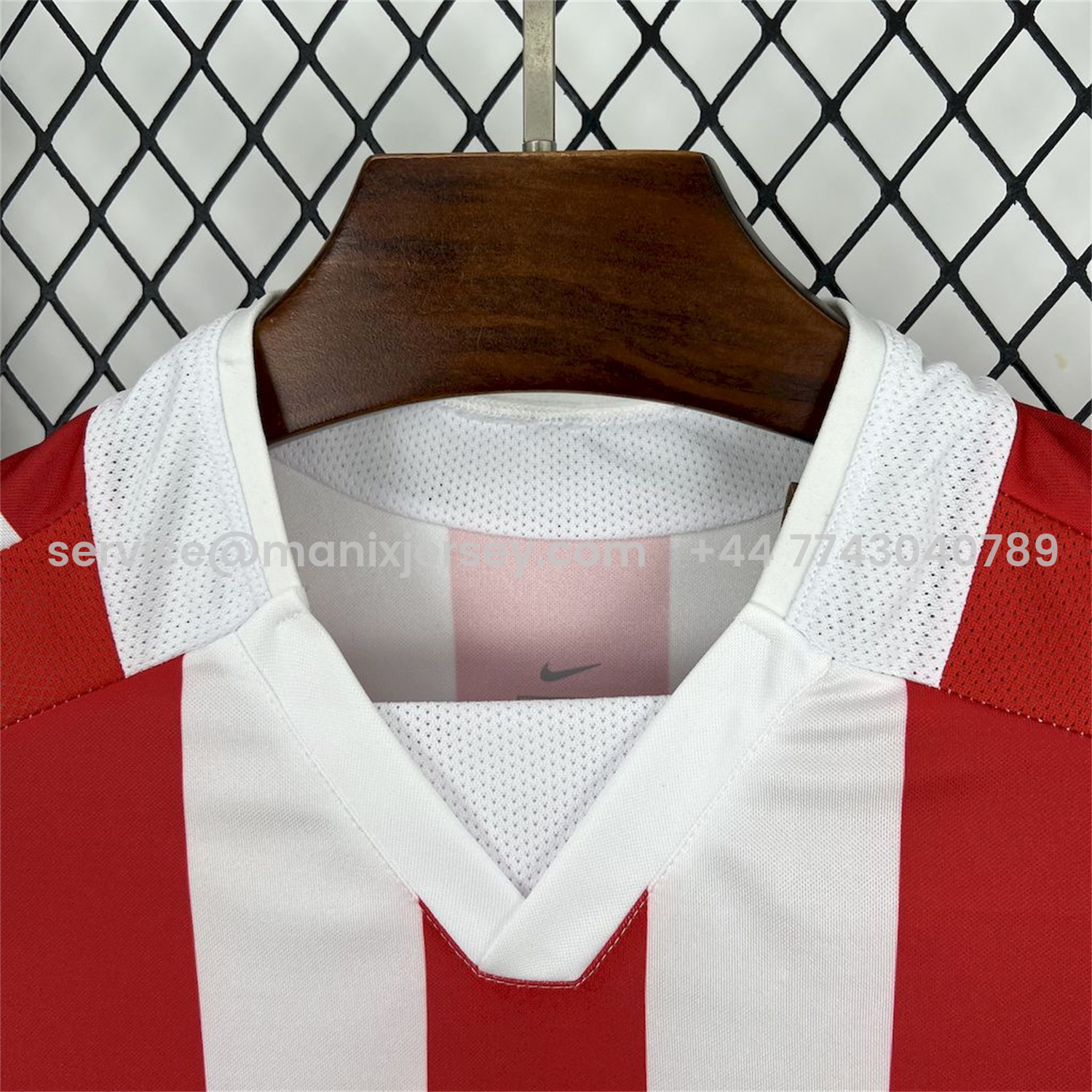 ManixJersey.com | Retro Atletico Madrid 2002-03 Home Jersey -Customize Name, Number and Patch | Worldwide Shipping