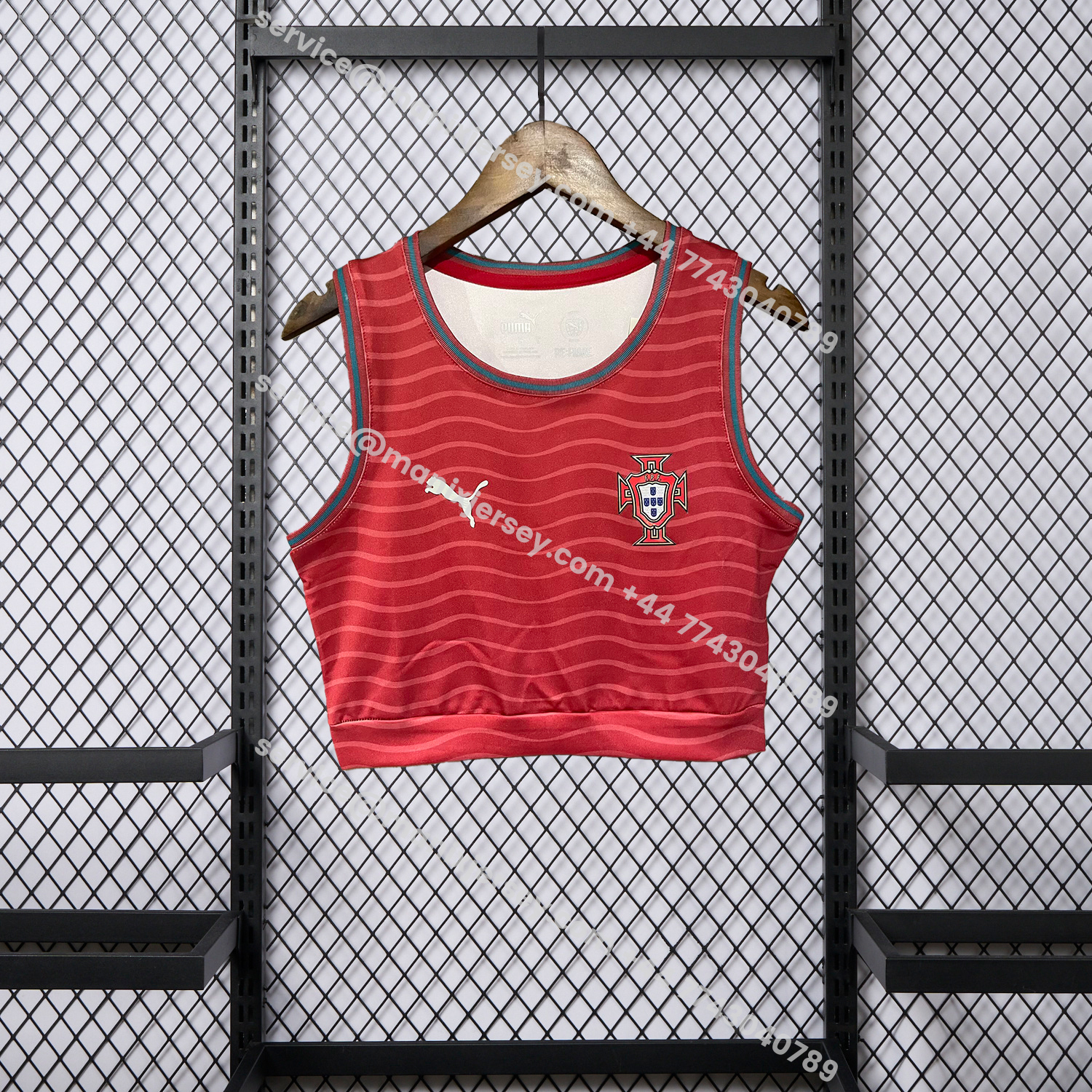 ManixJersey.com | Women's Portugal 2026 Home Yoga Vest -Customize Name, Number and Patch | Worldwide Shipping