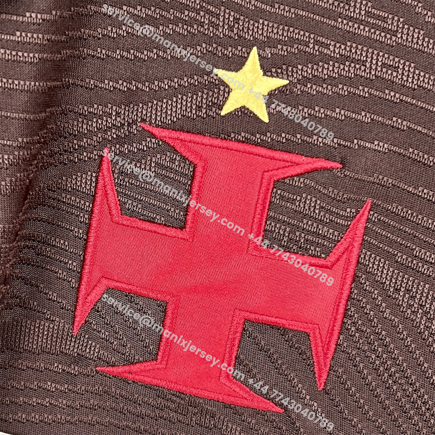 ManixJersey.com | Vasco da Gama 25-26 Third Brown Jersey - Fans Version -Customize Name, Number and Patch | Worldwide Shipping