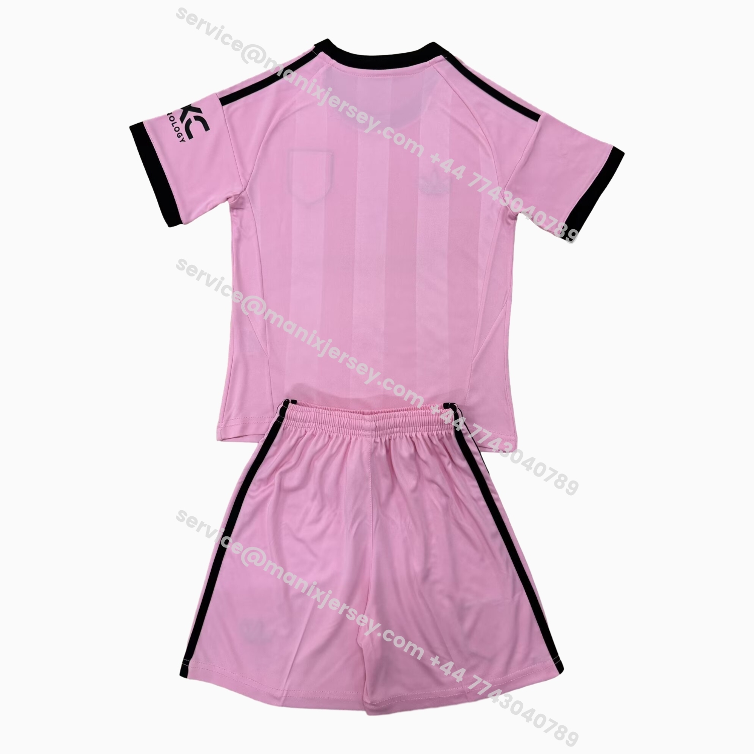 ManixJersey.com | Manchester United 25-26 Light Pink Goalkeeper Men's Adult Jersey Set - Fans Version -Customize Name, Number and Patch | Worldwide Shipping