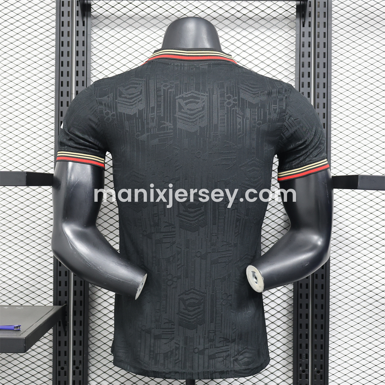 ManixJersey.com | Arsenal 25-26 Black POLO Throwback Trefoil Jersey - Player Version -Customize Name, Number and Patch | Worldwide Shipping