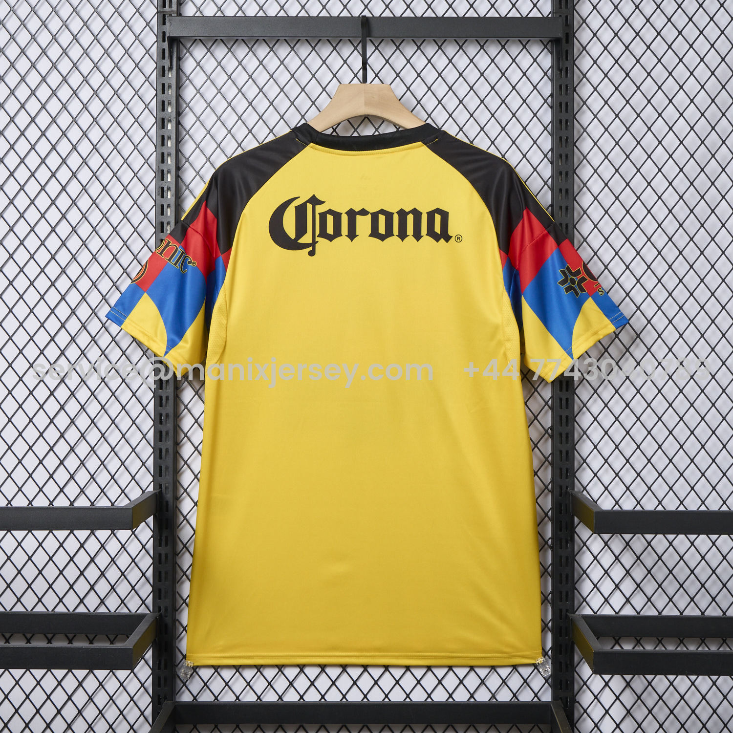 ManixJersey.com | Club América 25-26 Home Yellow Jersey - Fans Version -Customize Name, Number and Patch | Worldwide Shipping