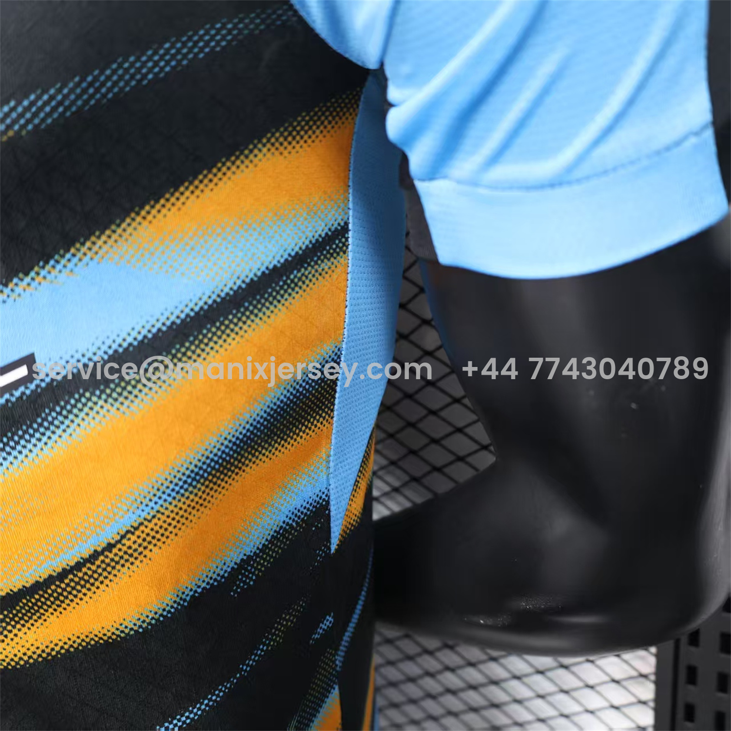 ManixJersey.com | Marseille 25-26 Blue Orange Gradient Training Jersey - Player Version -Customize Name, Number and Patch | Worldwide Shipping