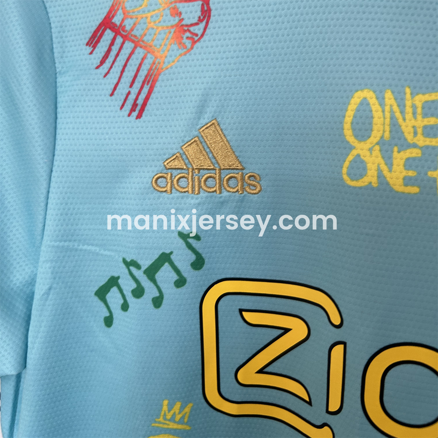 ManixJersey.com | Ajax x B-O-B Marly 25-26 Light Blue Special Edition Jersey - Fans Version -Customize Name, Number and Patch | Worldwide Shipping