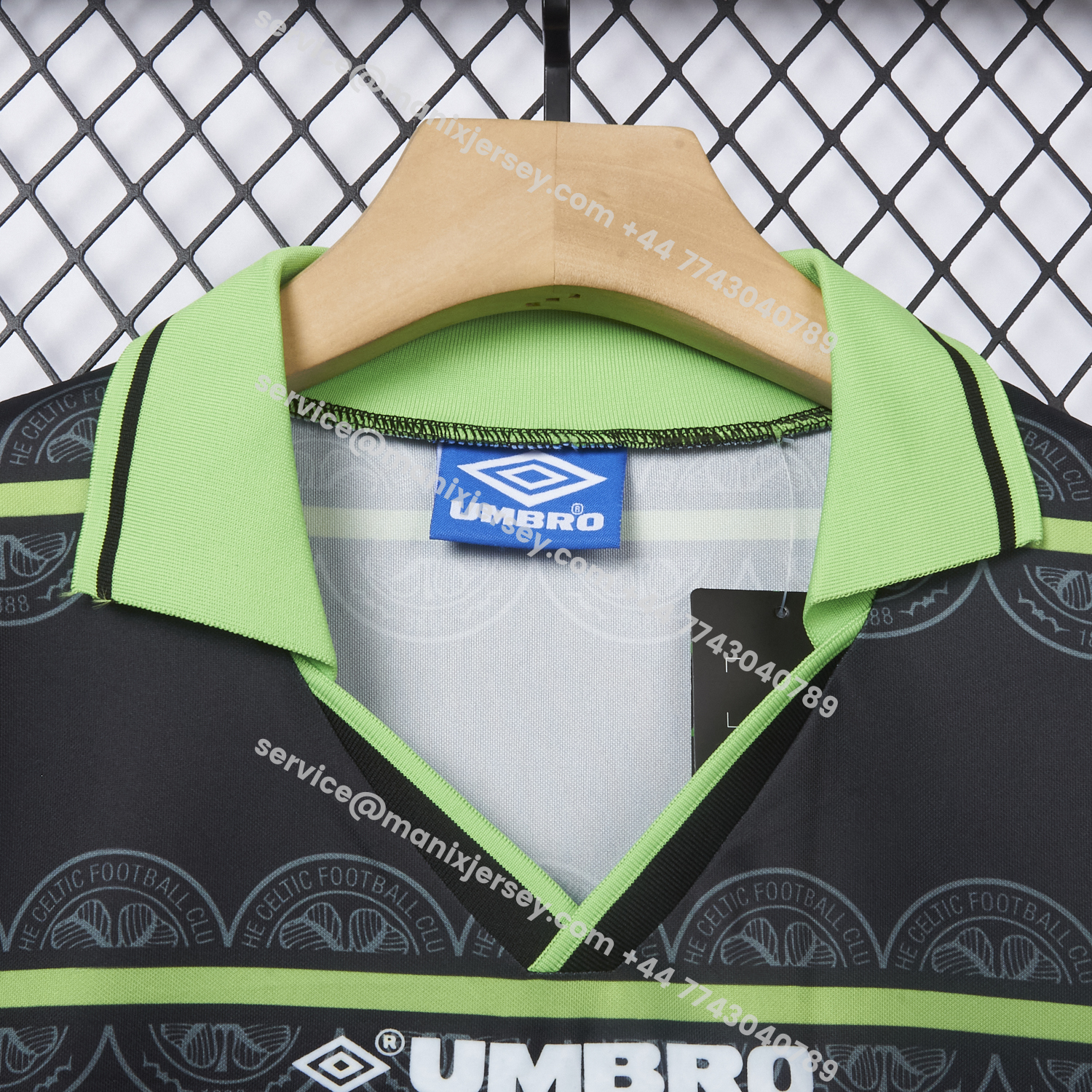 ManixJersey.com | Retro Celtic 1998-99 Away Jersey -Customize Name, Number and Patch | Worldwide Shipping