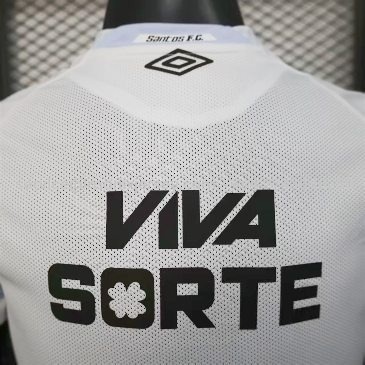 ManixJersey.com | Santos 2025-26 Home White Jersey With Sponsors - Player Version -Customize Name, Number and Patch | Worldwide Shipping