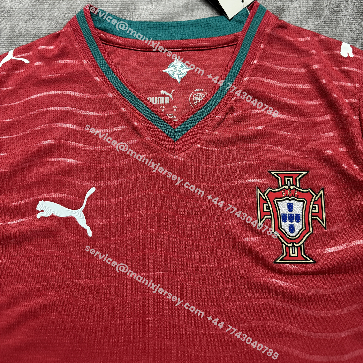 ManixJersey.com | Women's Portugal 2026 Home Jersey -Customize Name, Number and Patch | Worldwide Shipping