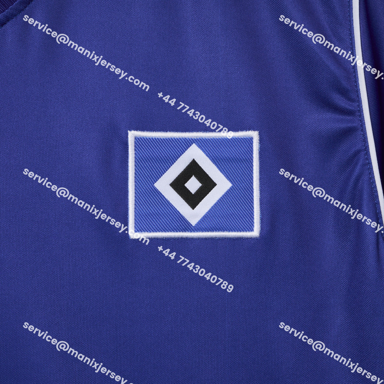 ManixJersey.com | Retro Hamburger SV 2000-01 Away Blue Jersey -Customize Name, Number and Patch | Worldwide Shipping