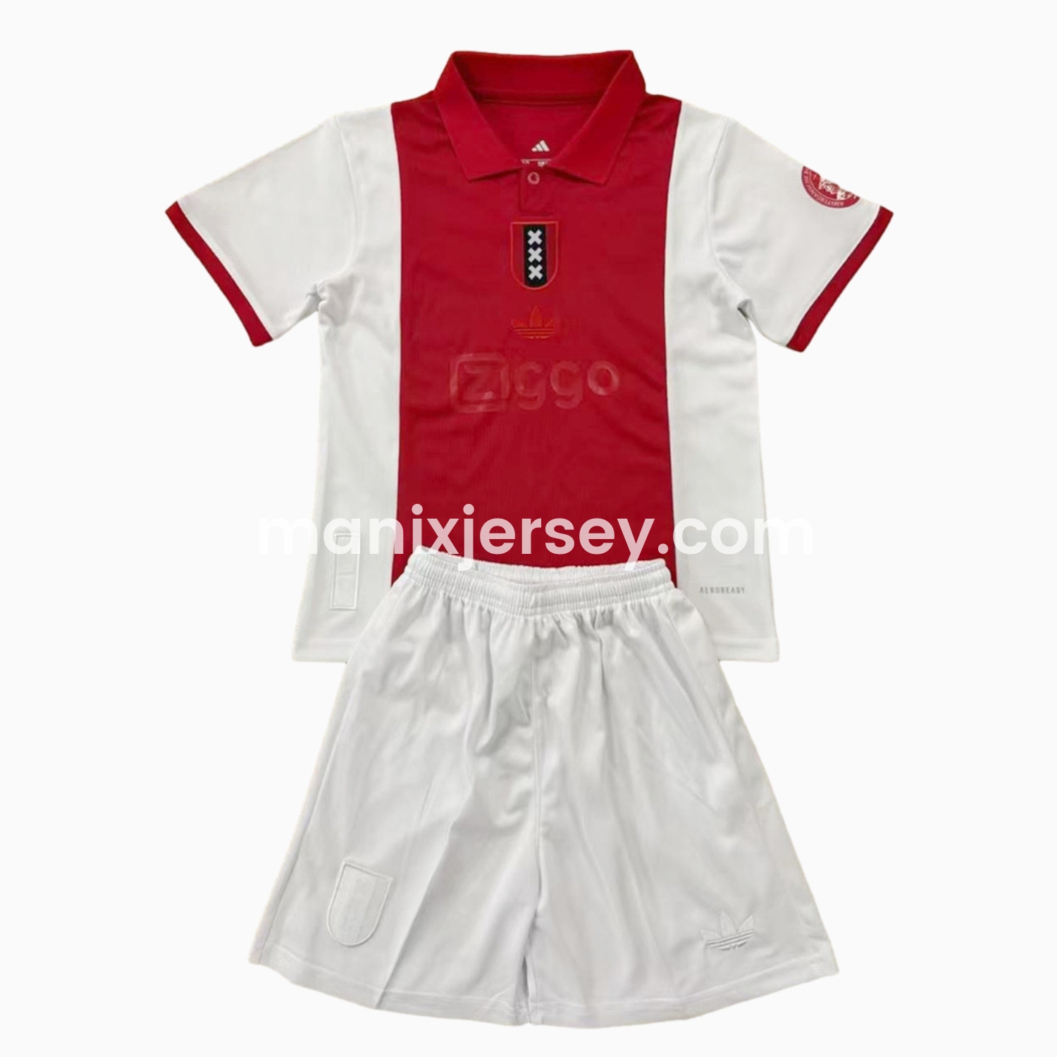ManixJersey.com | Ajax 2025 125-Year Anniversary Men's Adult Jersey Set - Fans Version -Customize Name, Number and Patch | Worldwide Shipping
