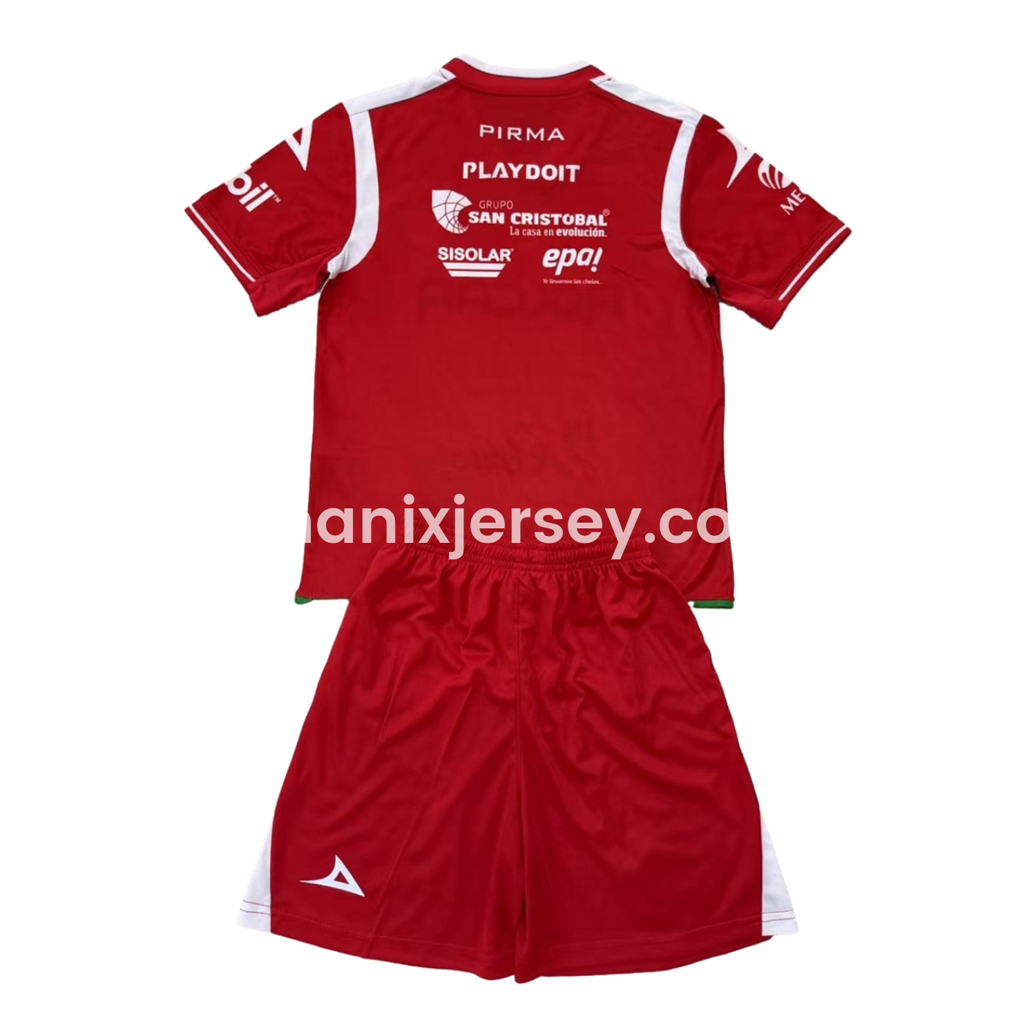 ManixJersey.com | Club Necaxa 24-25 Home Kids Kit -Customize Name, Number and Patch | Worldwide Shipping
