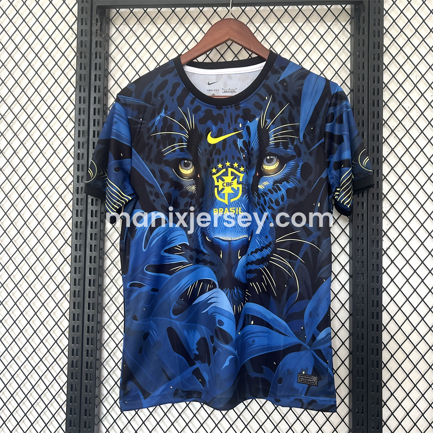 ManixJersey.com | Brazil 25-26 Blue Tiger Special Edition Jersey - Fans Version -Customize Name, Number and Patch | Worldwide Shipping