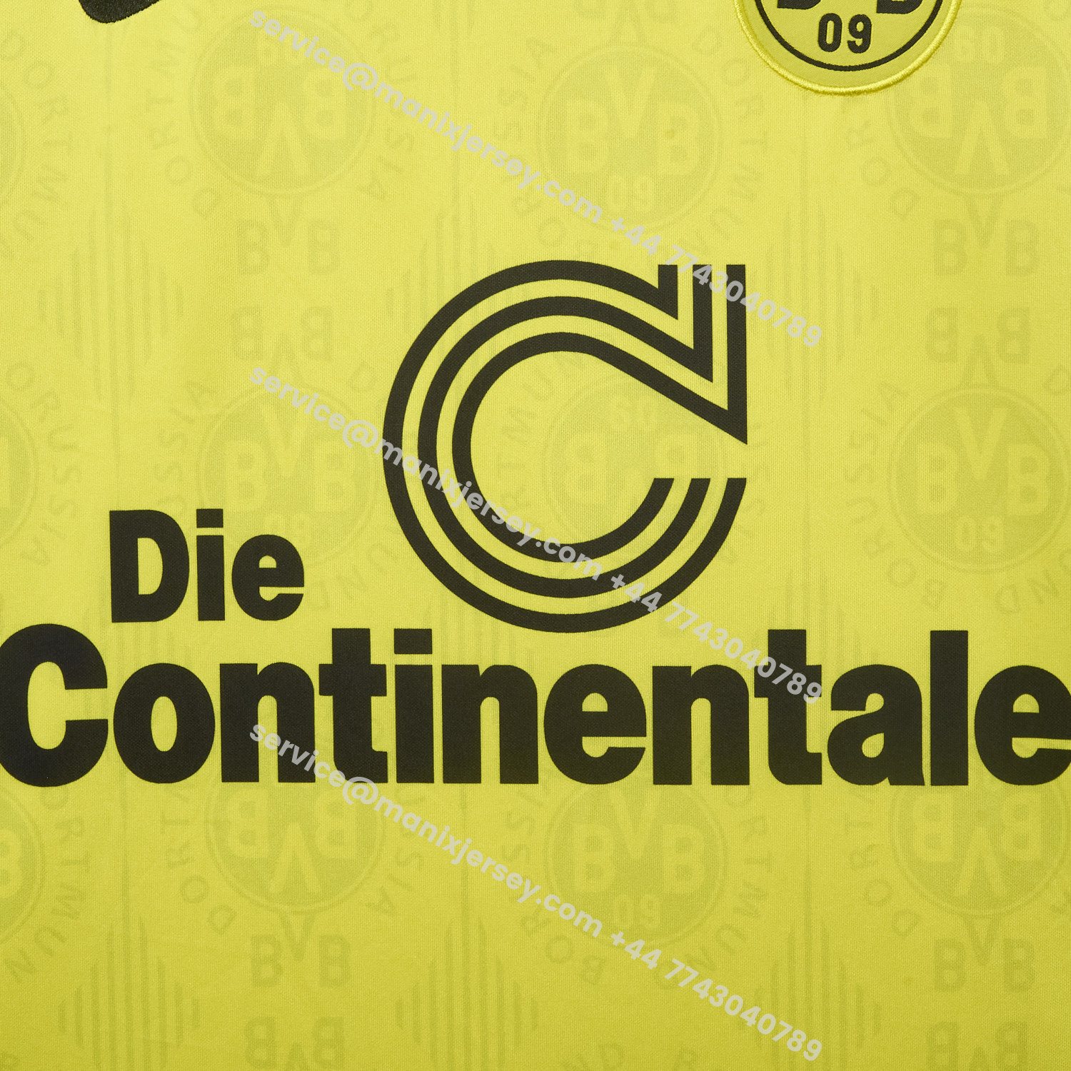 ManixJersey.com | Retro Dortmund 1996-97 Home Jersey -Customize Name, Number and Patch | Worldwide Shipping