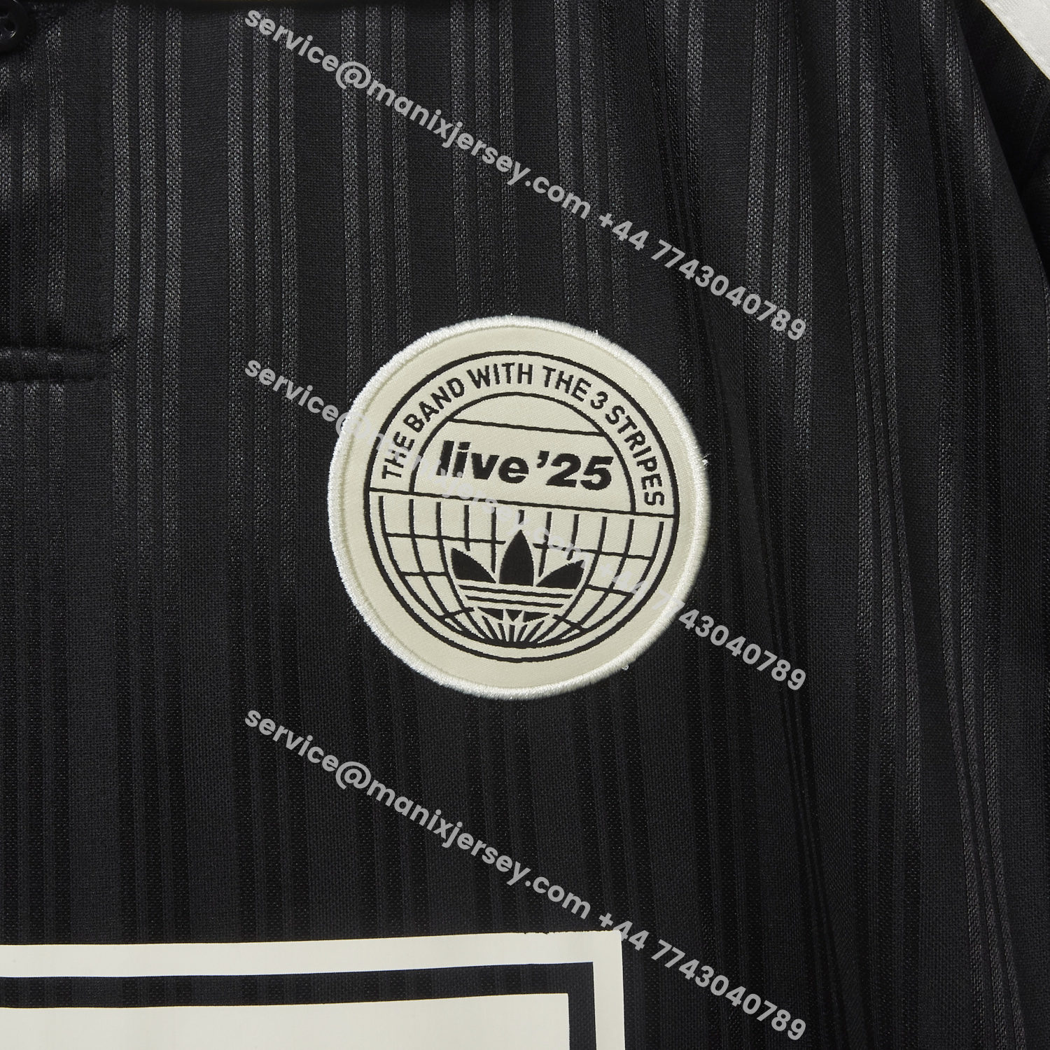 ManixJersey.com | Bohemian 25-26 Oasis Originals Tour Black Jersey With Number 25 - Fans Version -Customize Name, Number and Patch | Worldwide Shipping