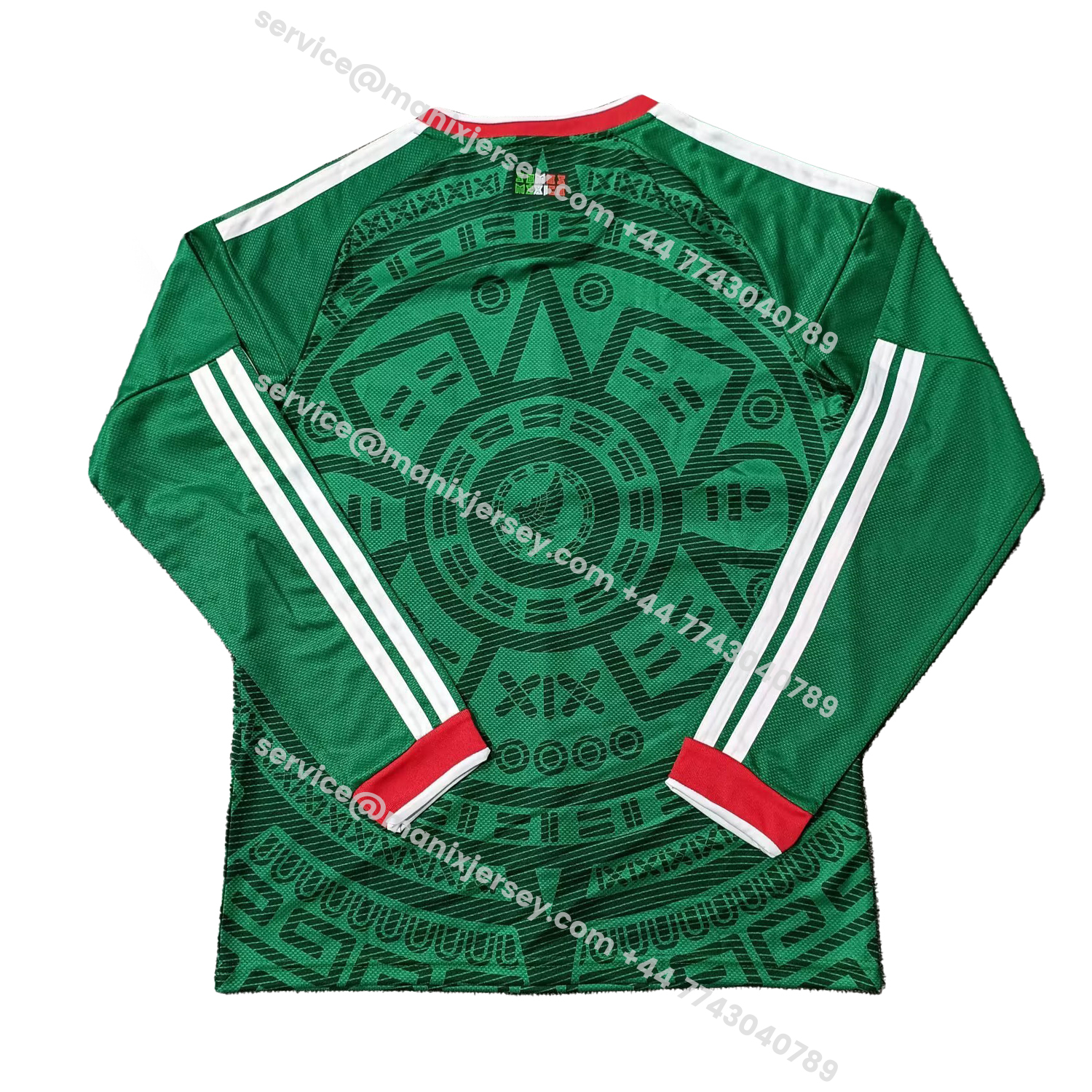ManixJersey.com | Mexico 25-26 Home Long Sleeves Jersey (Leaked Version) - Fans Version -Customize Name, Number and Patch | Worldwide Shipping
