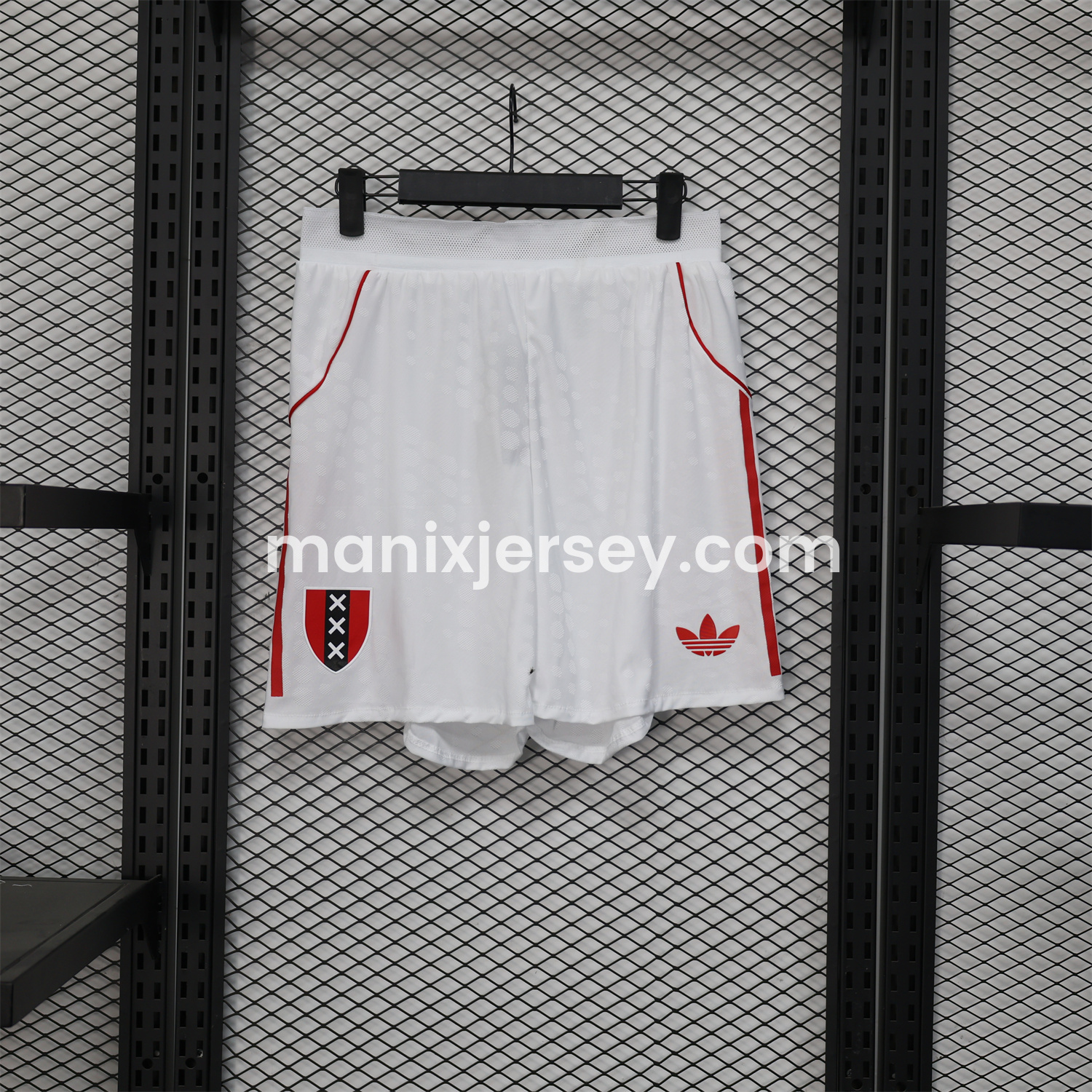 ManixJersey.com | Ajax 2025 125-Year Anniversary Shorts - Player Version -Customize Name, Number and Patch | Worldwide Shipping