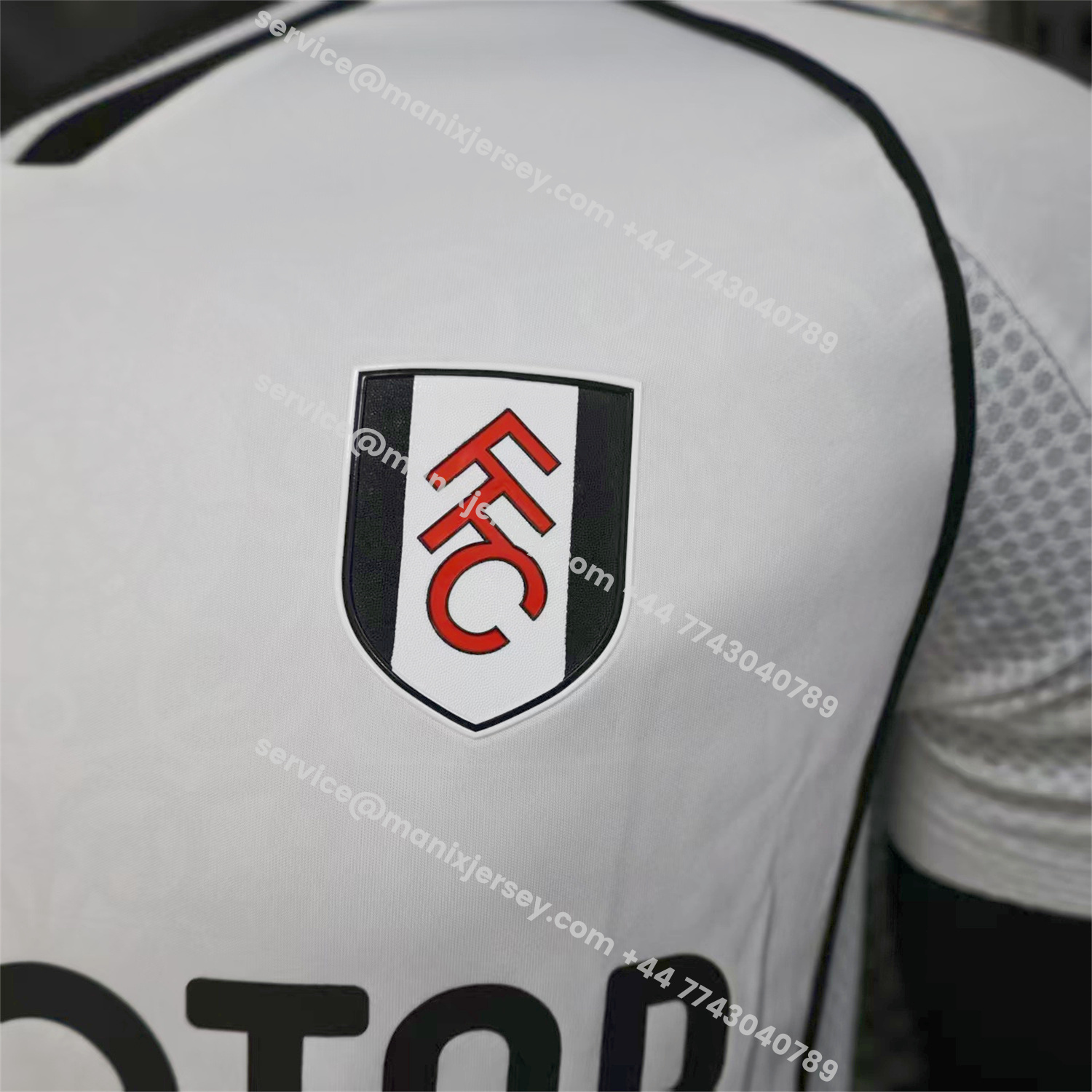 ManixJersey.com | Fulham 25-26 Home Jersey - Player Version -Customize Name, Number and Patch | Worldwide Shipping