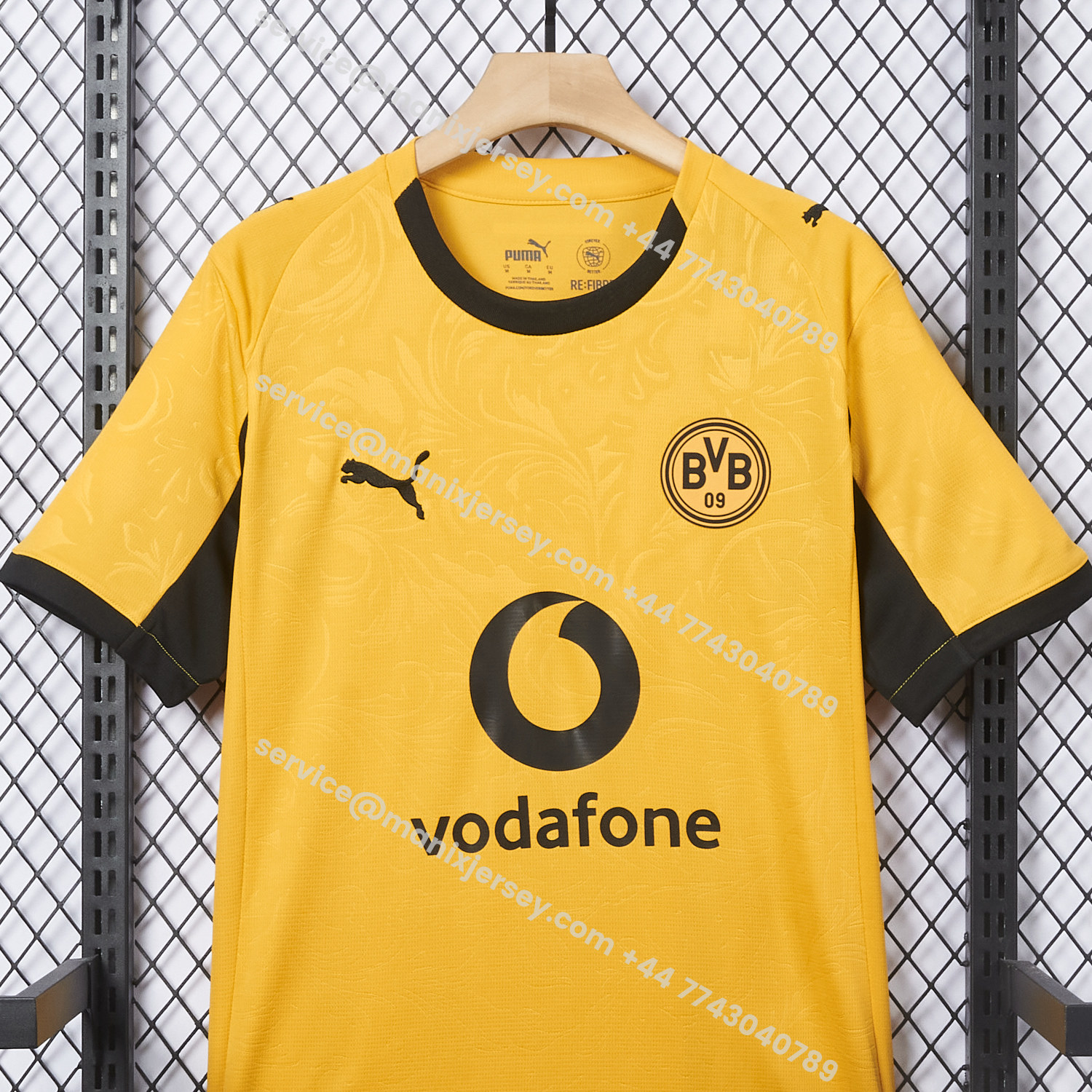 ManixJersey.com | Dortmund 25-26 Yellow Cup Jersey With Sponsors - Fans Version -Customize Name, Number and Patch | Worldwide Shipping