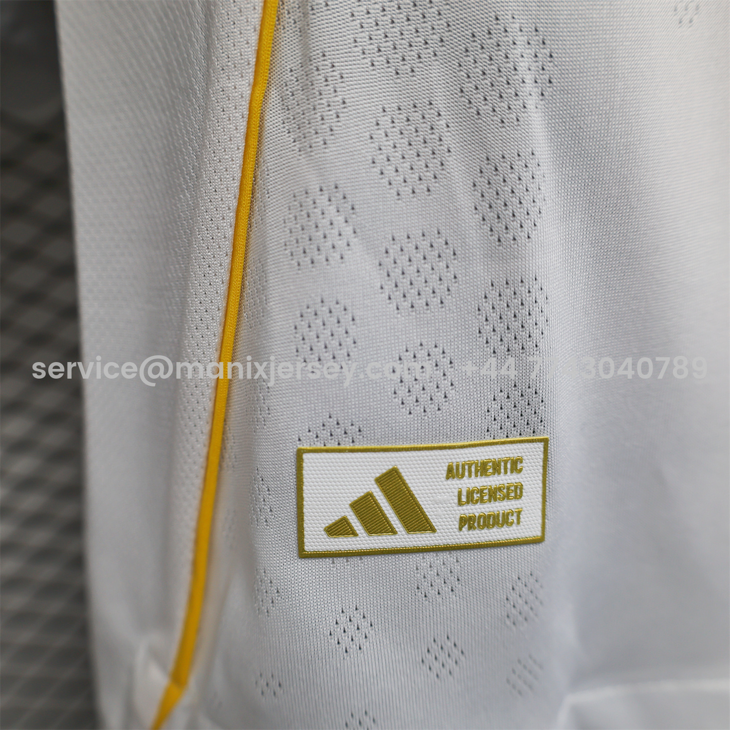 ManixJersey.com | Real Madrid 25-26 Home Long Sleeves Jersey - Player Version -Customize Name, Number and Patch | Worldwide Shipping