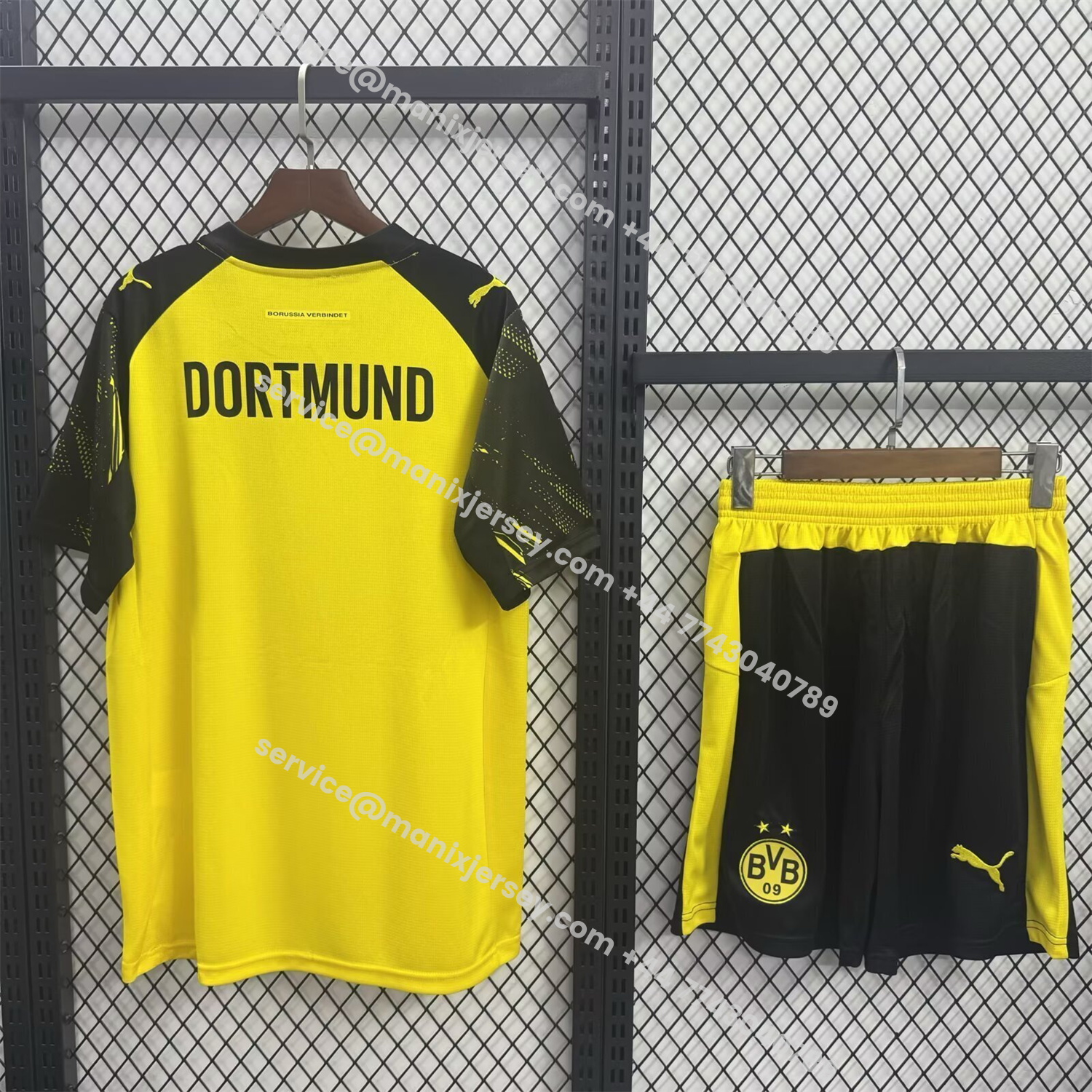 ManixJersey.com | Dortmund 25-26 Home Kids Kit -Customize Name, Number and Patch | Worldwide Shipping