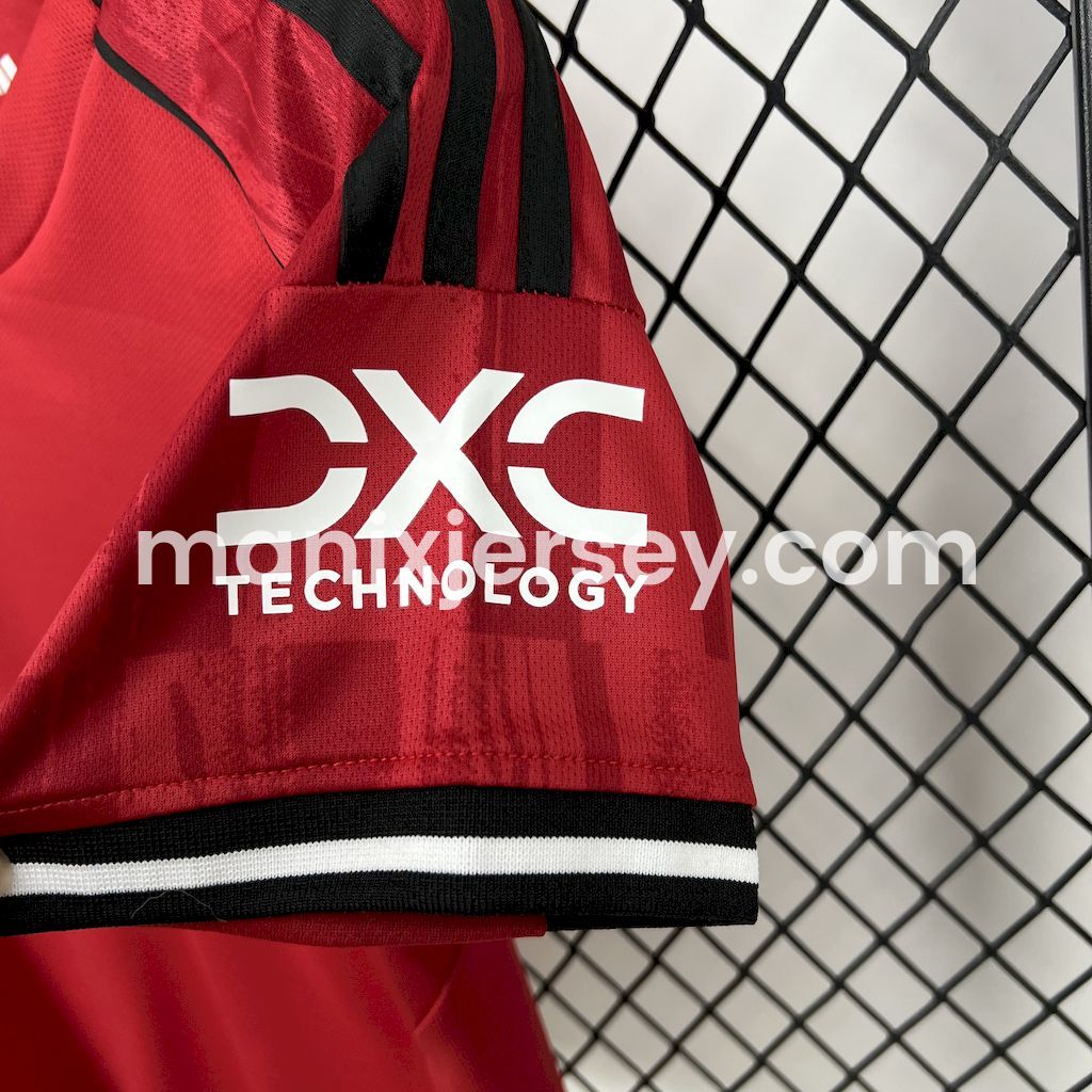 ManixJersey.com | Manchester United 25-26 Home Kids Kit -Customize Name, Number and Patch | Worldwide Shipping