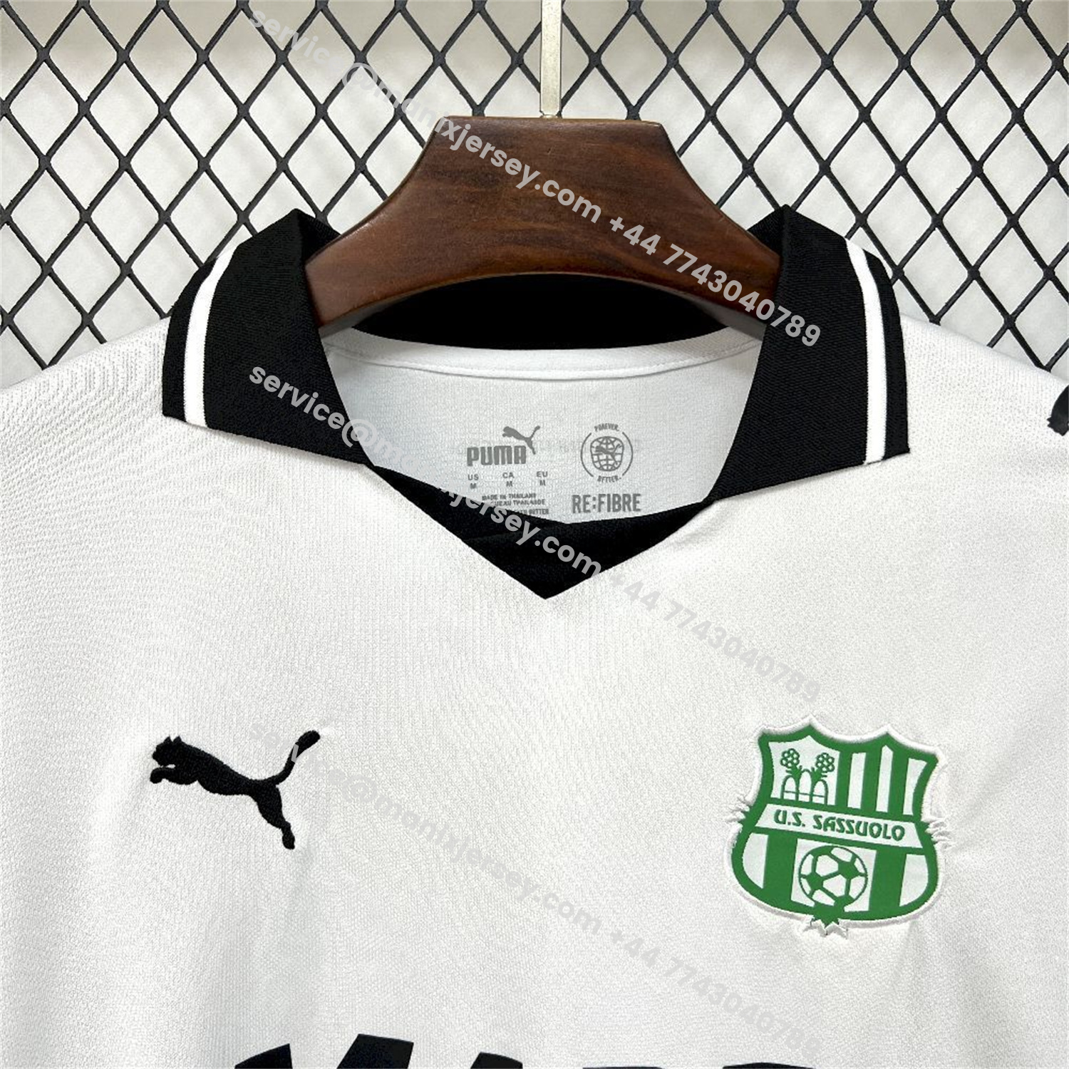 ManixJersey.com | Sassuolo 25-26 Away Jersey - Fans Version -Customize Name, Number and Patch | Worldwide Shipping