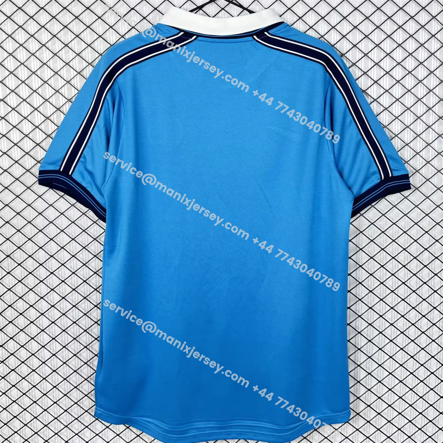 ManixJersey.com | Retro Napoli 1998-99 Home Blue Jersey -Customize Name, Number and Patch | Worldwide Shipping