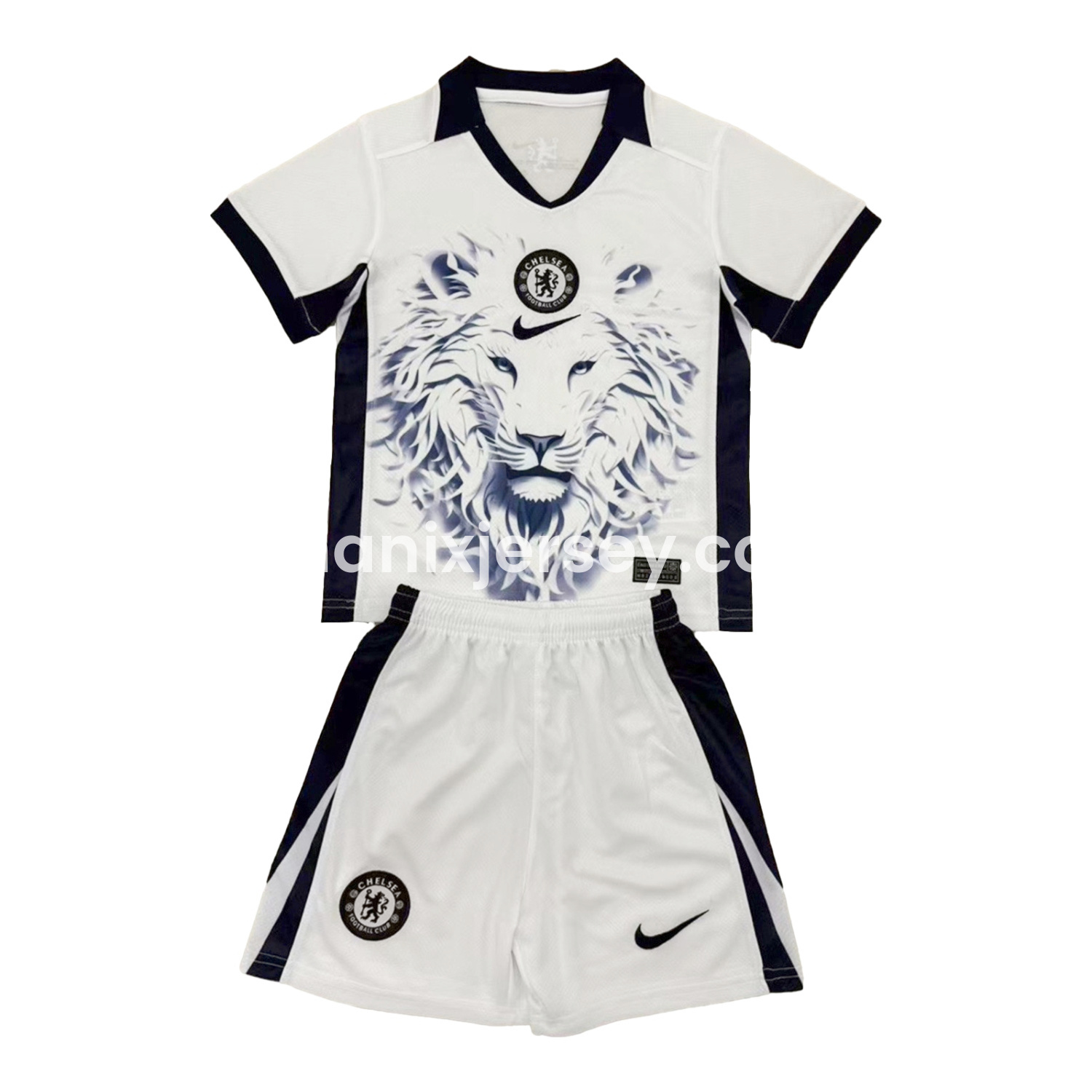 ManixJersey.com | C.H.E.L.S.E.A 25-26 White Lion Concept Men's Adult Jersey Set - Fans Version -Customize Name, Number and Patch | Worldwide Shipping