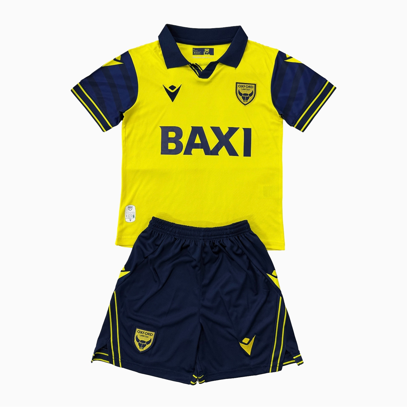 ManixJersey.com | Oxford United 25-26 Home Kids Kit -Customize Name, Number and Patch | Worldwide Shipping