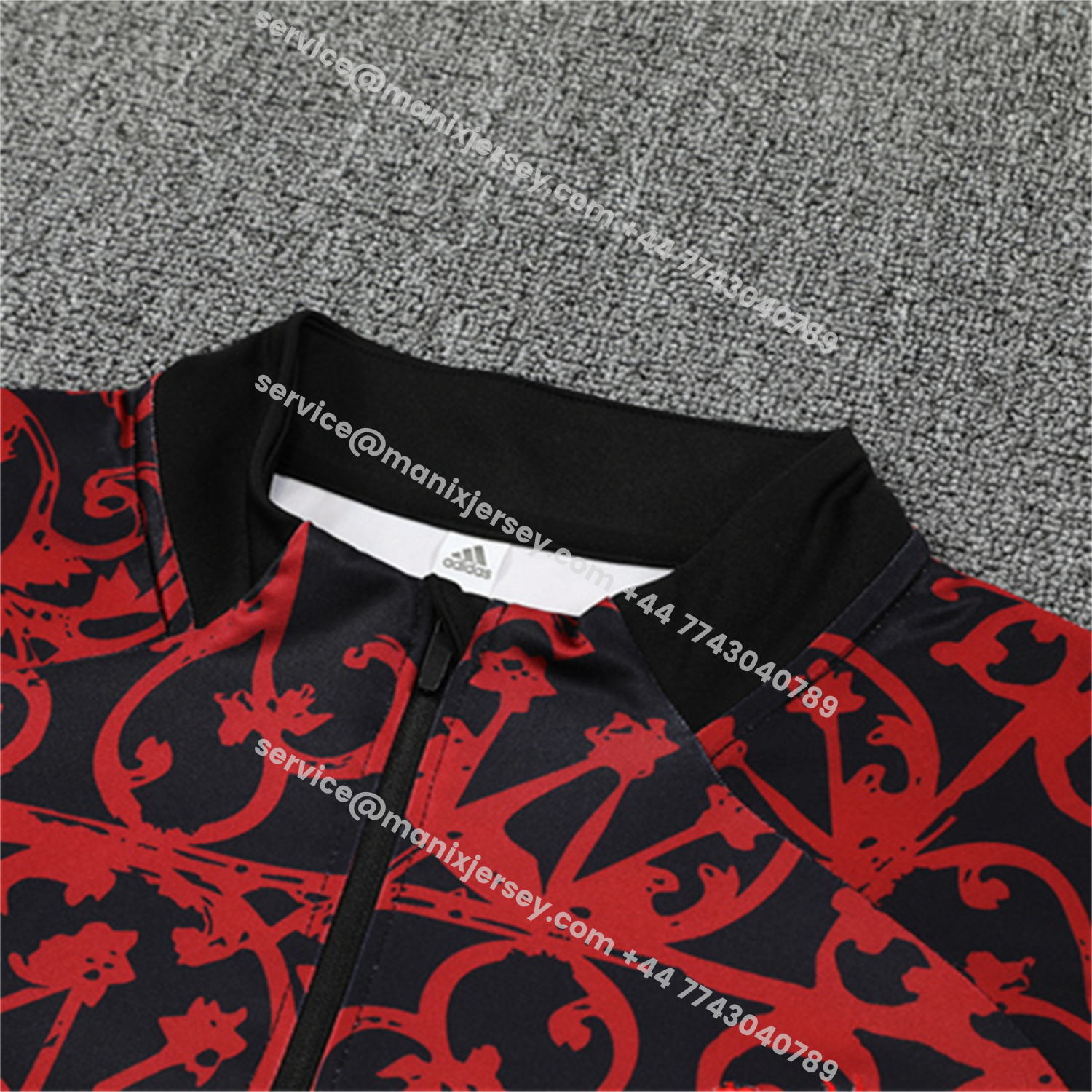 ManixJersey.com | Liver.pool 25-26 Kids Long Sleeve Training Set - Red Camouflage Top & Blsck Pants -Customize Name, Number and Patch | Worldwide Shipping