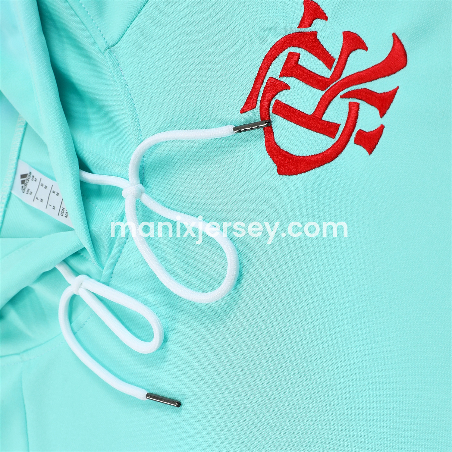 ManixJersey.com | Flamengo 25-26 Traning Hoodie Set - Light Blue With Royal Blue -Customize Name, Number and Patch | Worldwide Shipping
