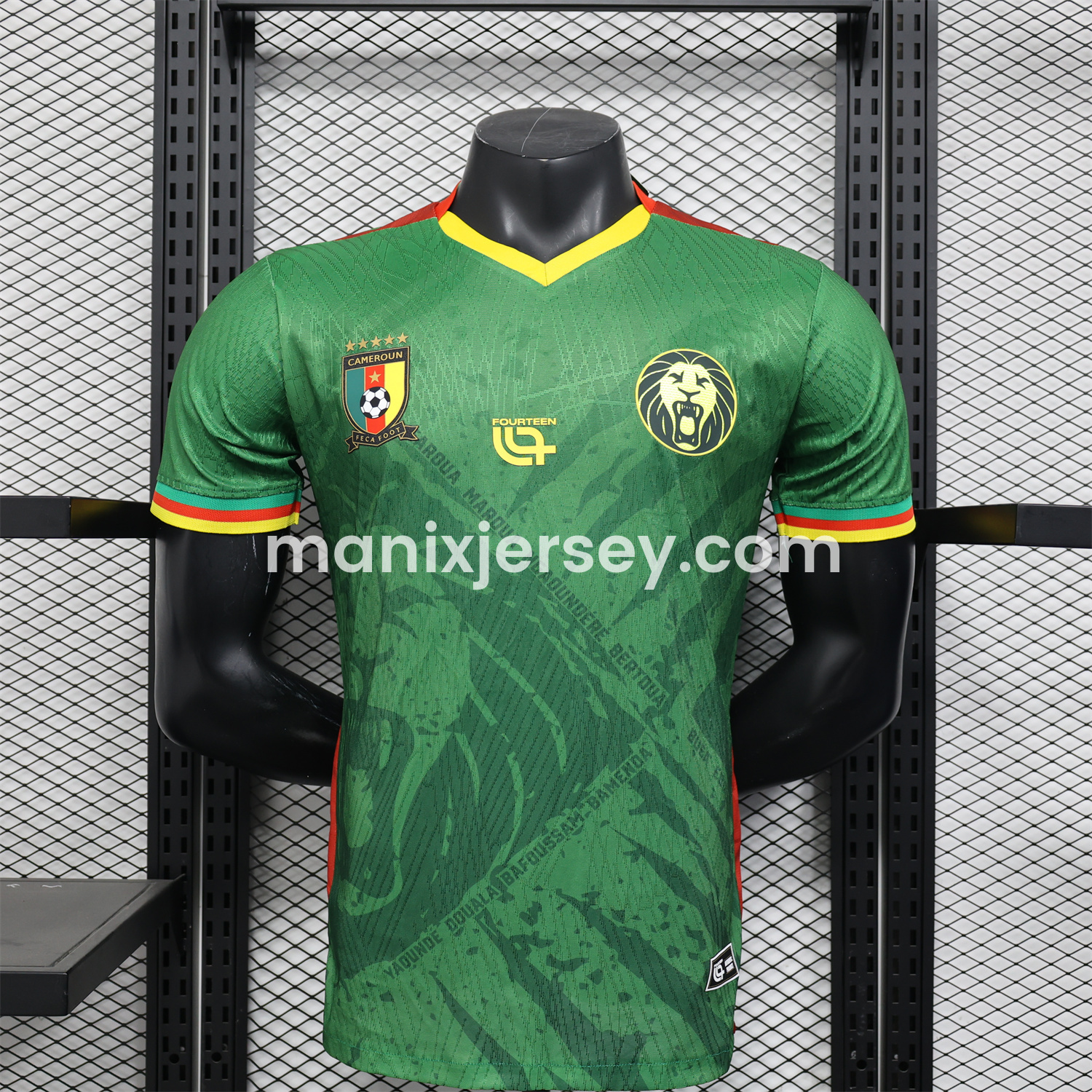 ManixJersey.com | Cameroon 25-26 Home Jersey - Player Version -Customize Name, Number and Patch | Worldwide Shipping