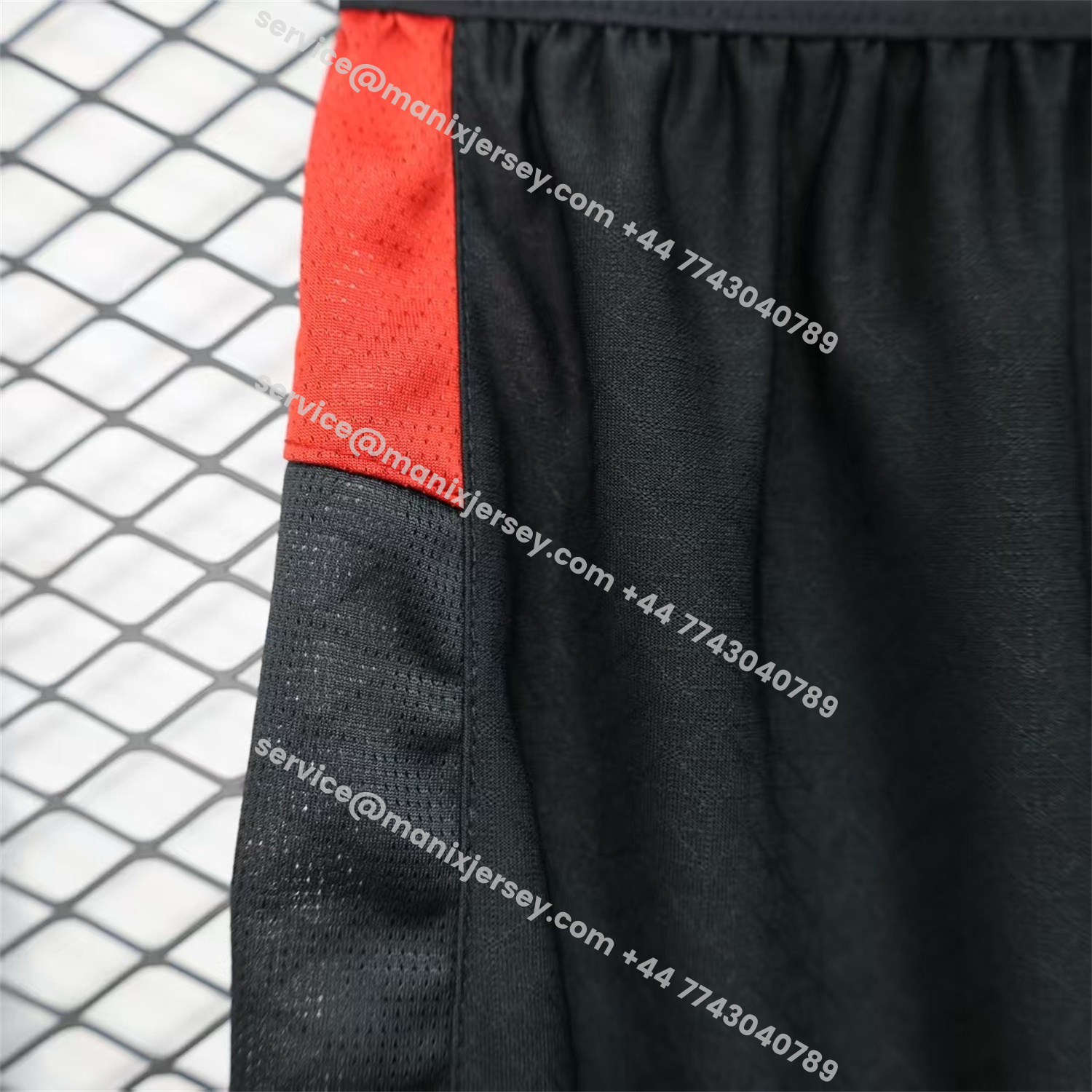 ManixJersey.com | AC Milan 25-26 Home Black Shorts - Player Version -Customize Name, Number and Patch | Worldwide Shipping