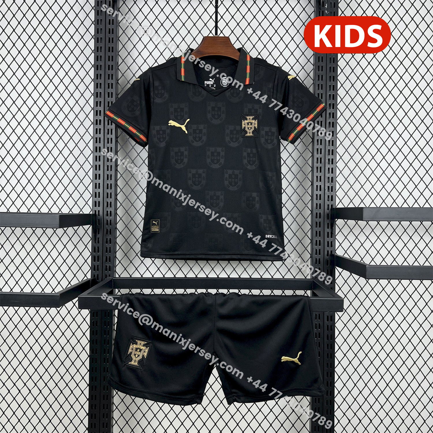 ManixJersey.com | Portugal 2026 Away Kids Kit -Customize Name, Number and Patch | Worldwide Shipping