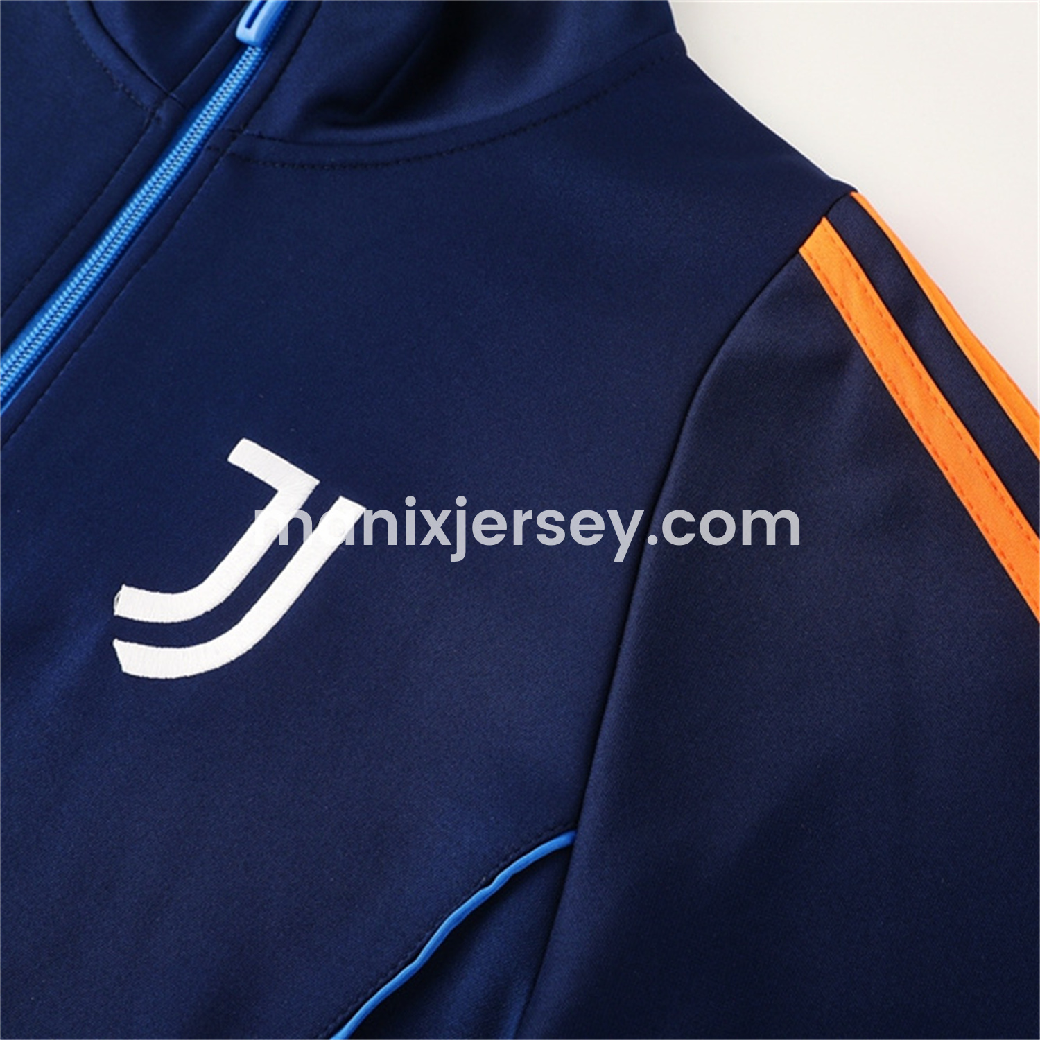 ManixJersey.com | Juventus 24-25 Jacket Training Tracksuit - Royal Bule Jackets & Pants -Customize Name, Number and Patch | Worldwide Shipping