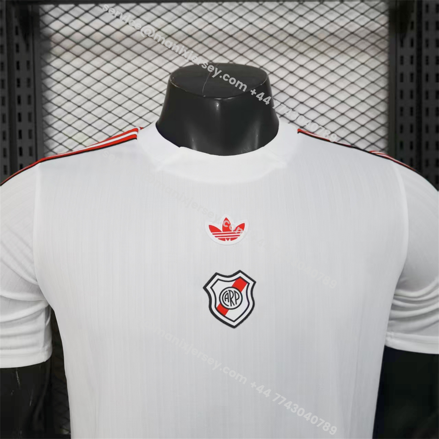 ManixJersey.com | River Plate 25-26 Originals Terrace Icon White Jersey - Player Version -Customize Name, Number and Patch | Worldwide Shipping