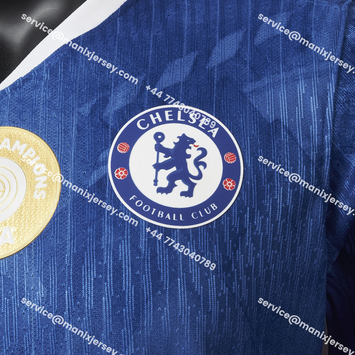 ManixJersey.com | C.H.E.L.S.E.A 25-26 Home Unsponsored Club World Cup Winner Jersey - Player Version -Customize Name, Number and Patch | Worldwide Shipping