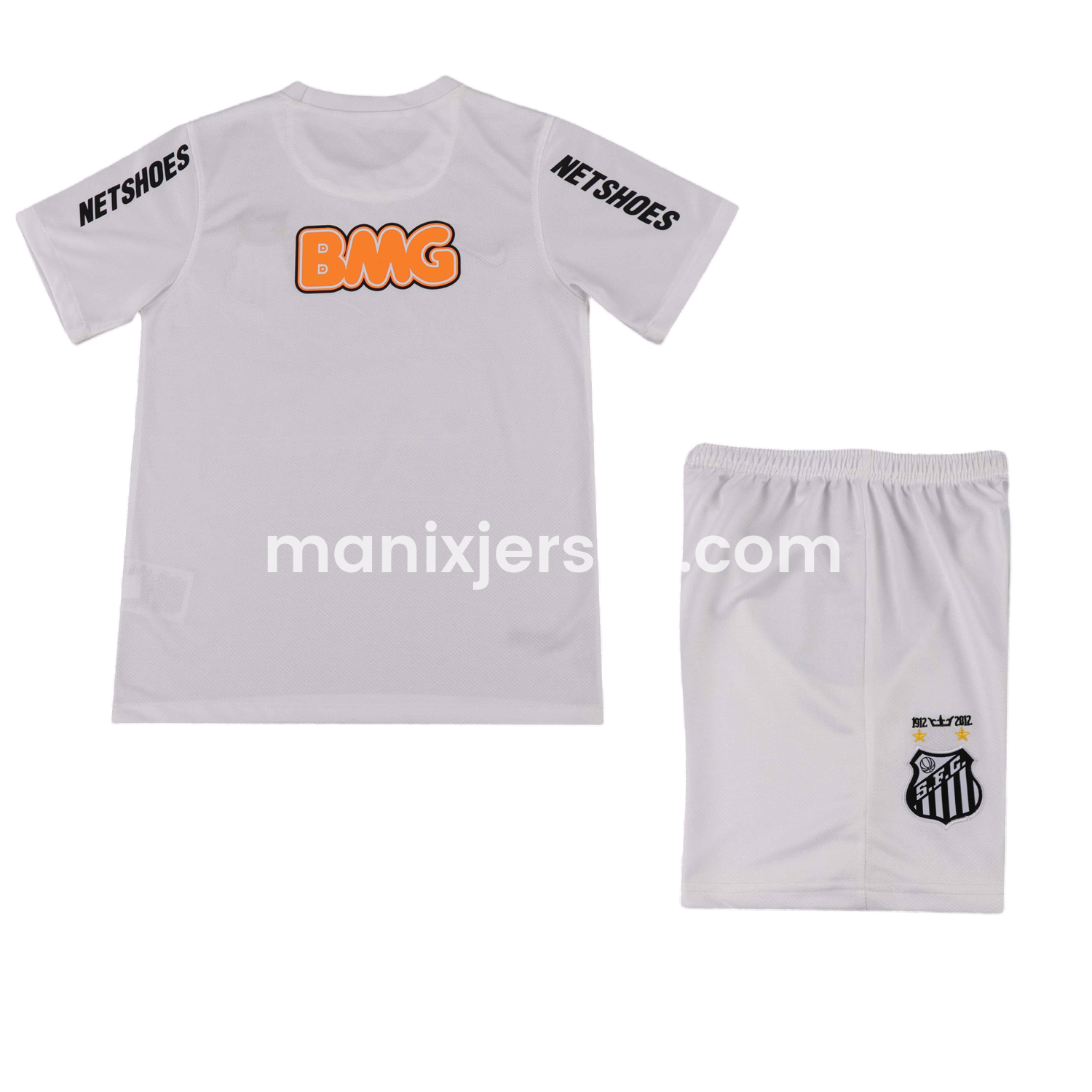 ManixJersey.com | Retro Santos 2012 Home Kids Kit -Customize Name, Number and Patch | Worldwide Shipping