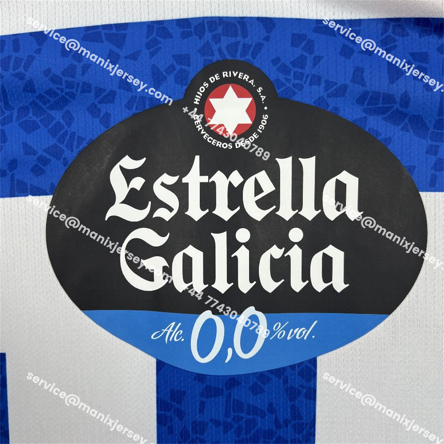 ManixJersey.com | Deportivo de La Coruña 25-26 Home Jersey - Fans Version -Customize Name, Number and Patch | Worldwide Shipping