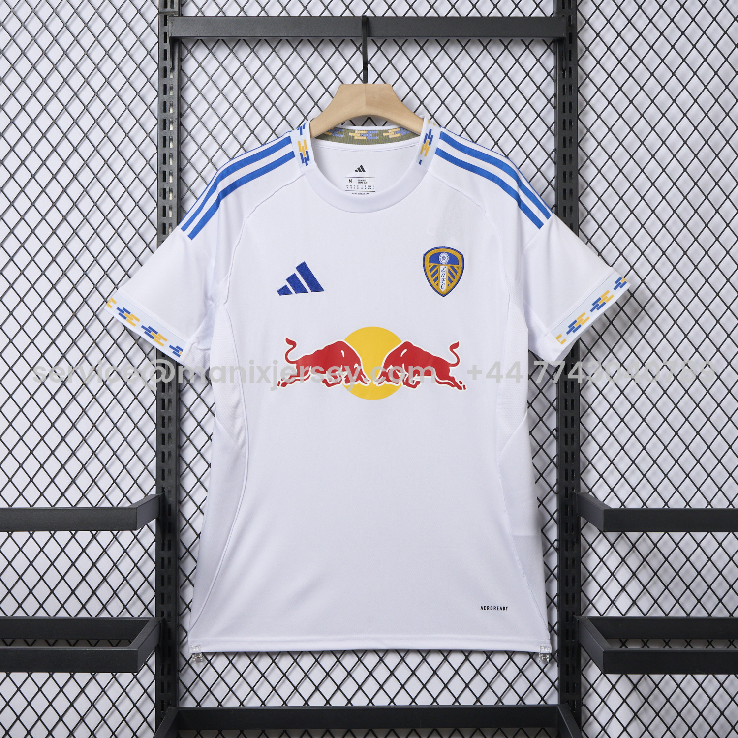 ManixJersey.com | Leeds United 25-26 Home White Jersey - Fans Version -Customize Name, Number and Patch | Worldwide Shipping