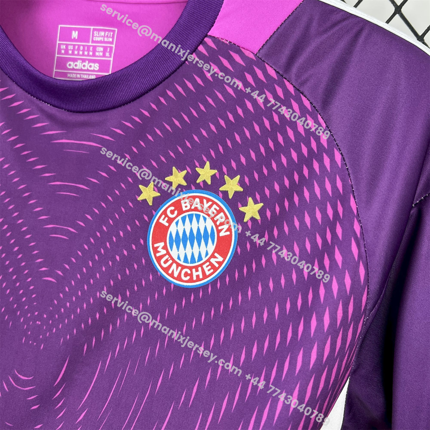 ManixJersey.com | Bayern Munich 25-26 Purple Goalkeeper Jersey - Fans Version -Customize Name, Number and Patch | Worldwide Shipping